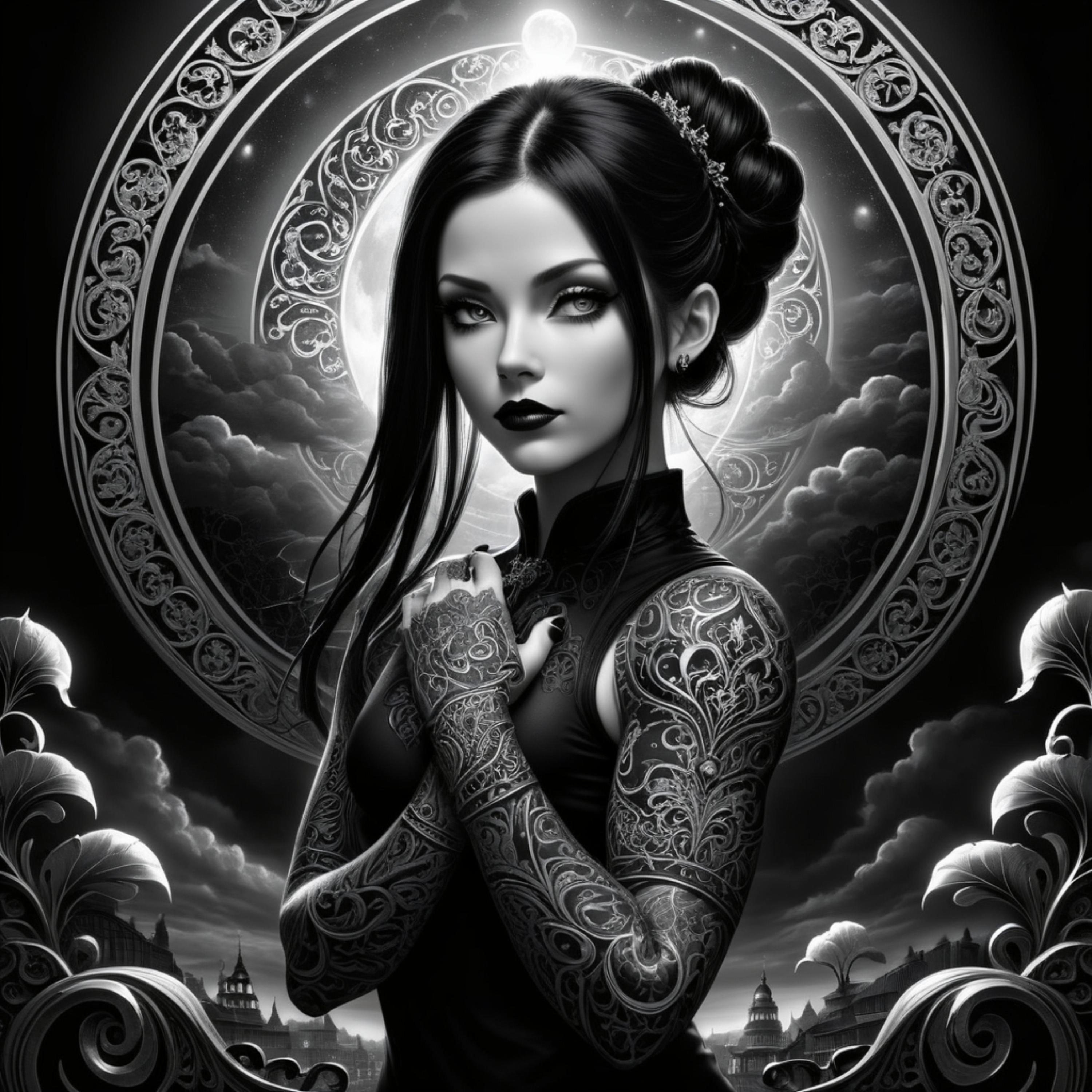 Kiss in the moonlight artwork