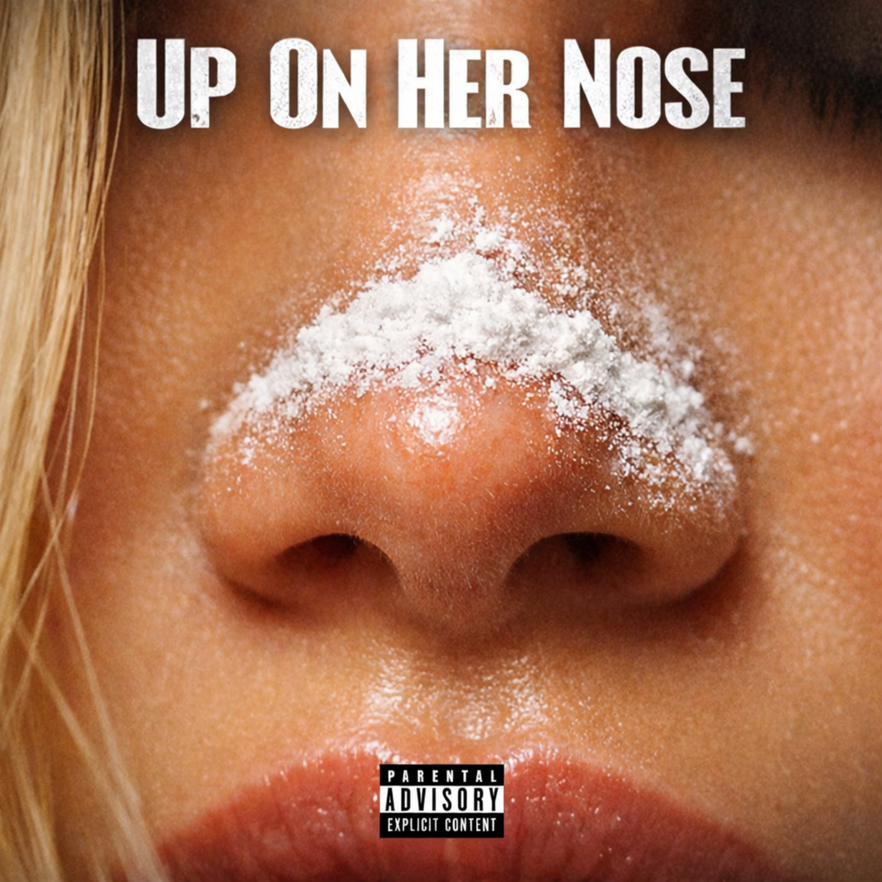 Up on her nose artwork