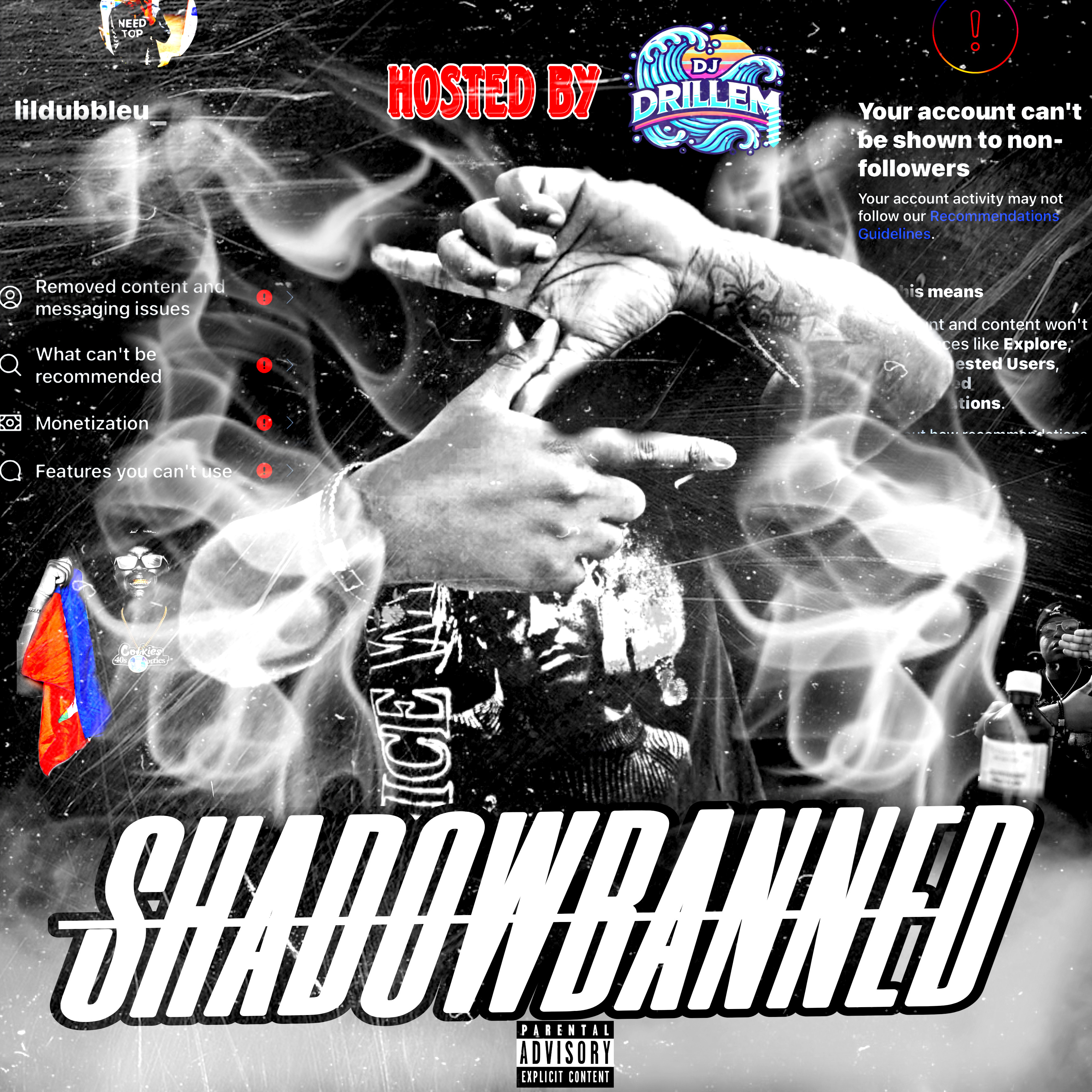 SHADOWBANNED (HOSTED BY DJ DRILLEM) artwork