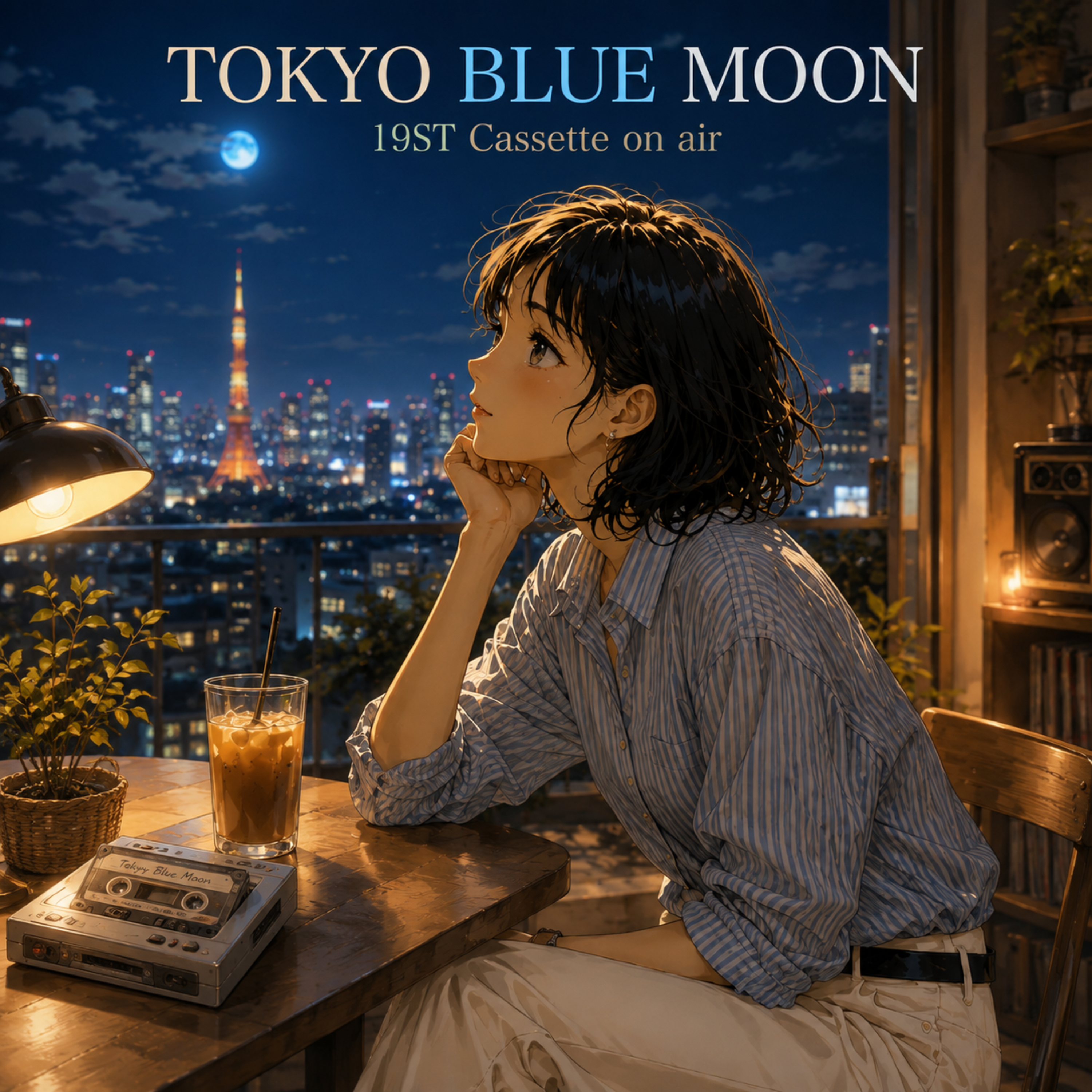 TOKYO BLUE MOON - Cassette on air by xaro cover art