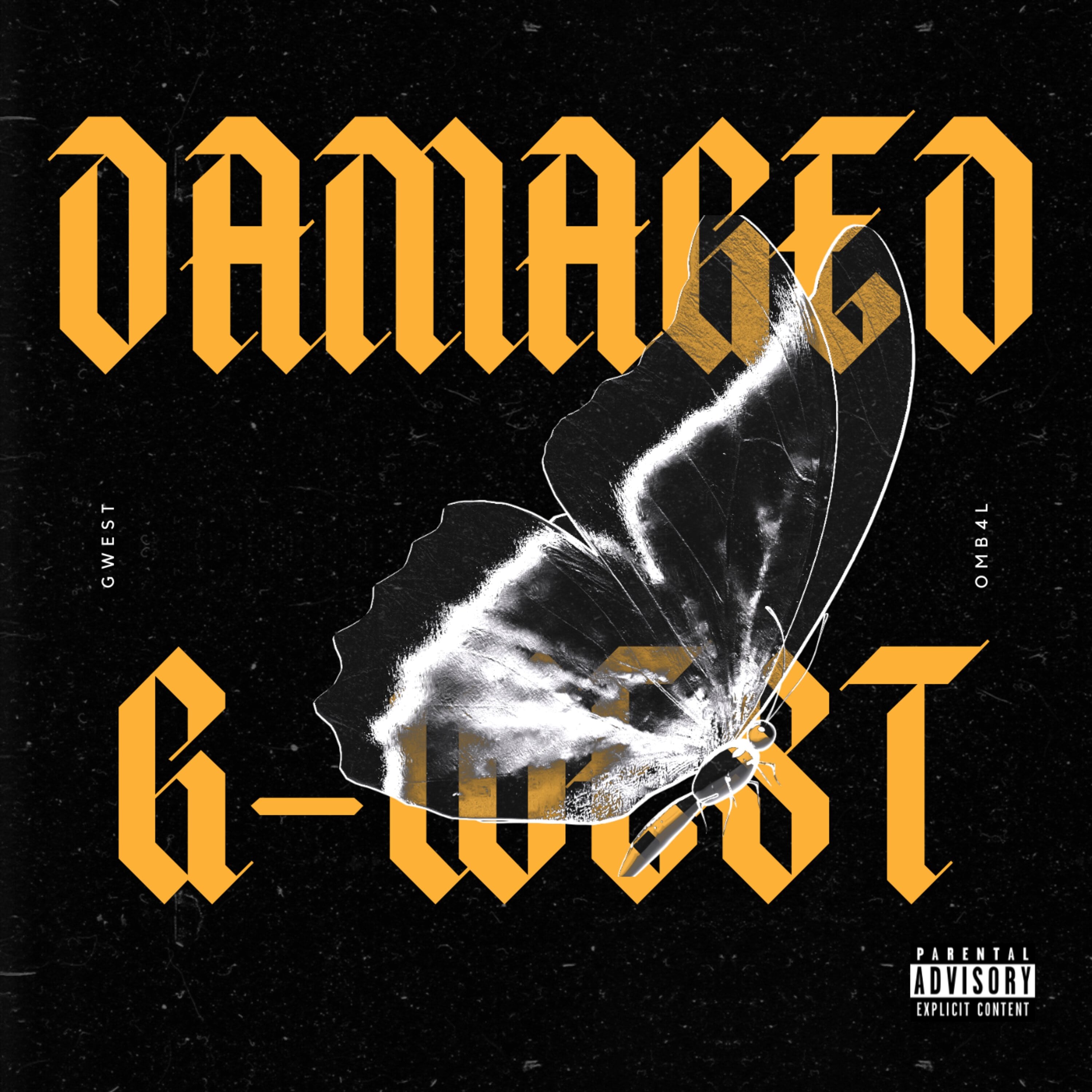 Damaged artwork