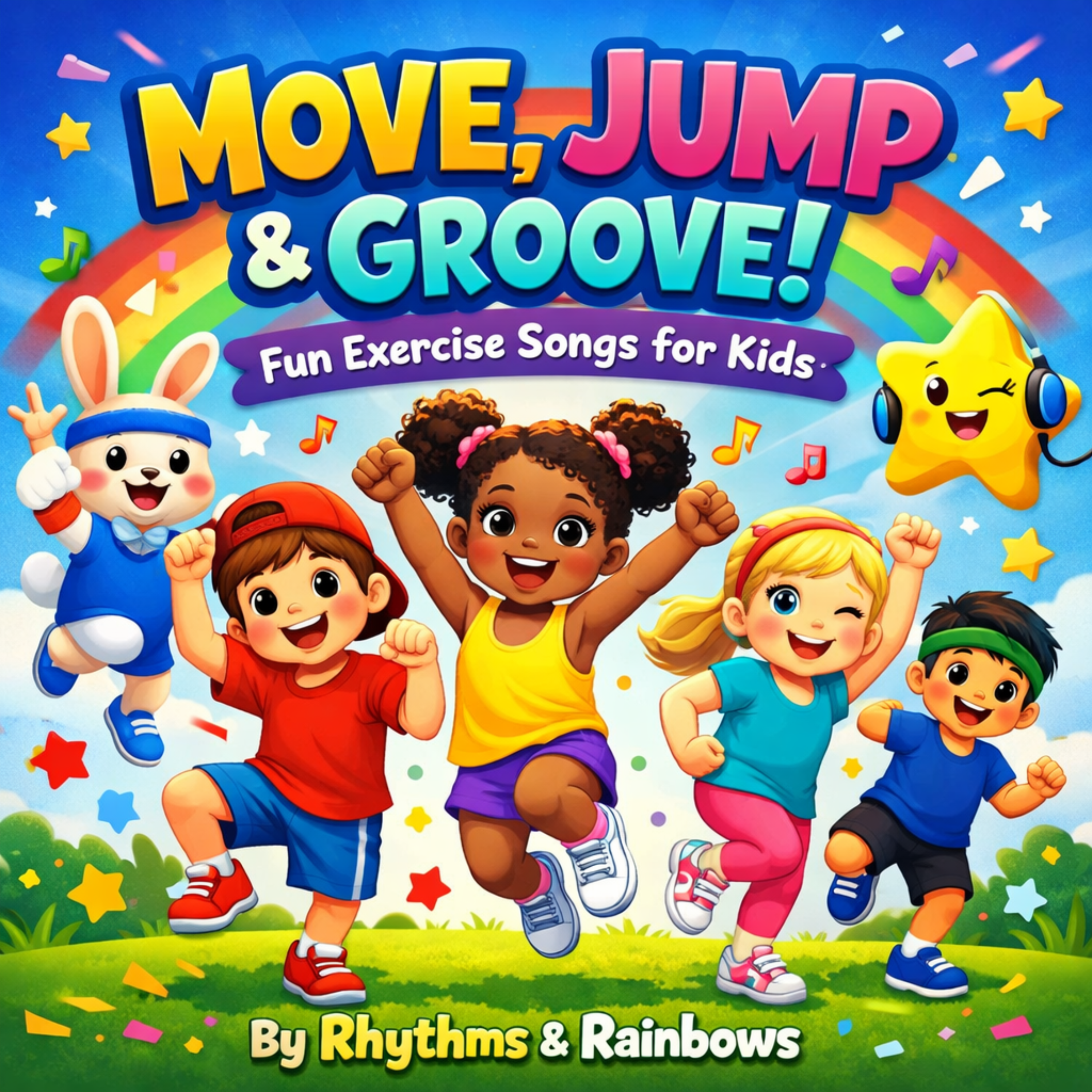MOVE, JUMP & GROOVE (Kid Workout Music) artwork