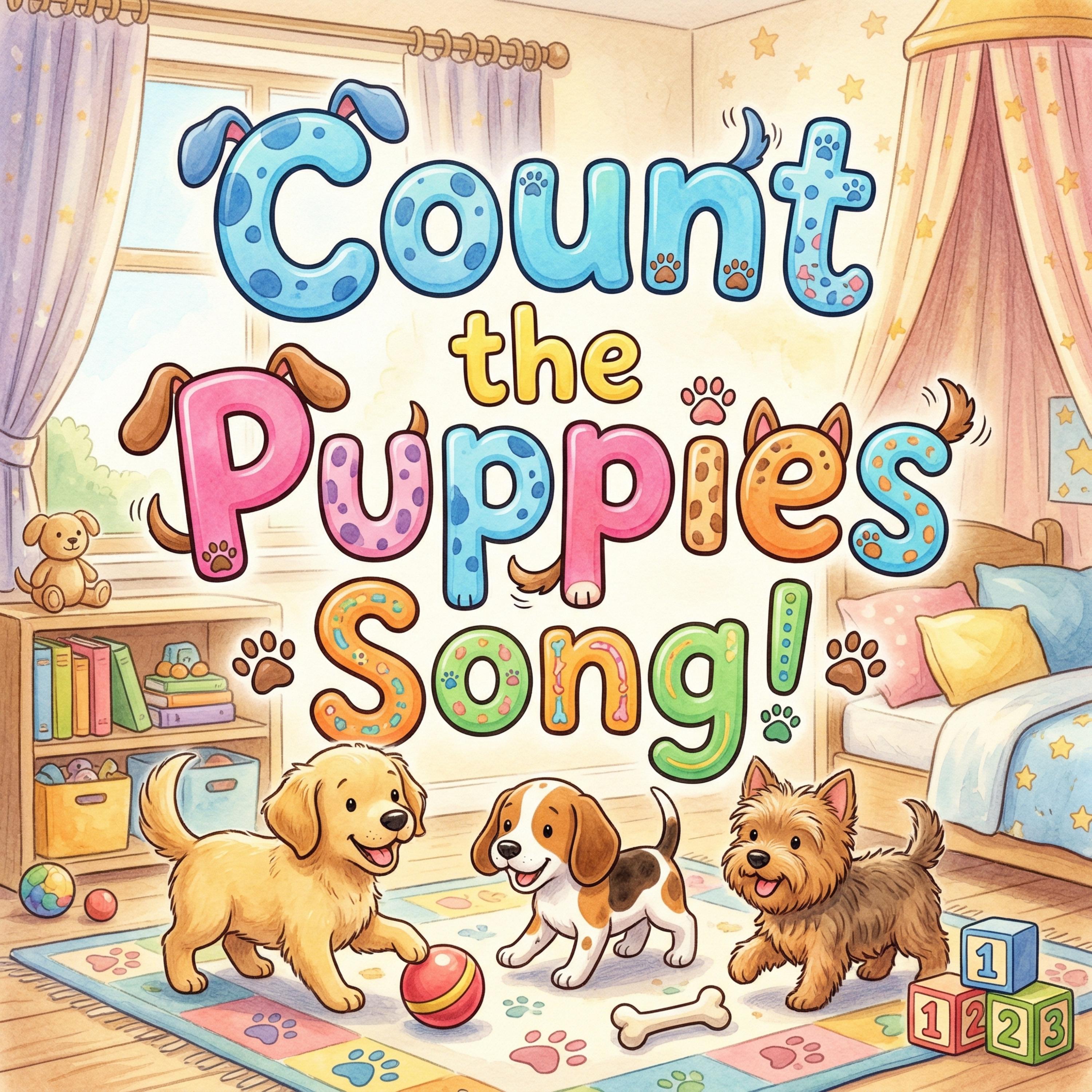 Count The Puppies Song artwork