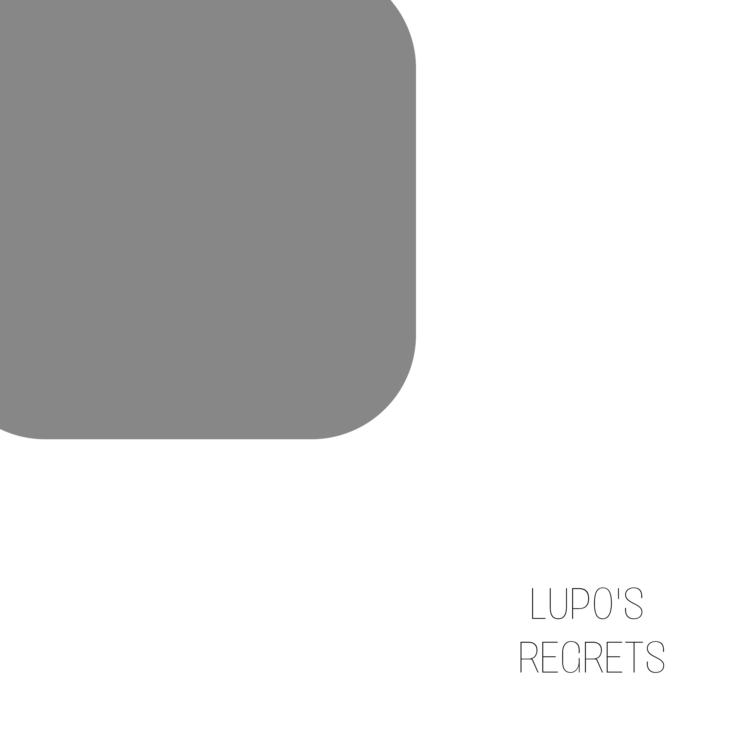 LUPO'S REGRETS artwork