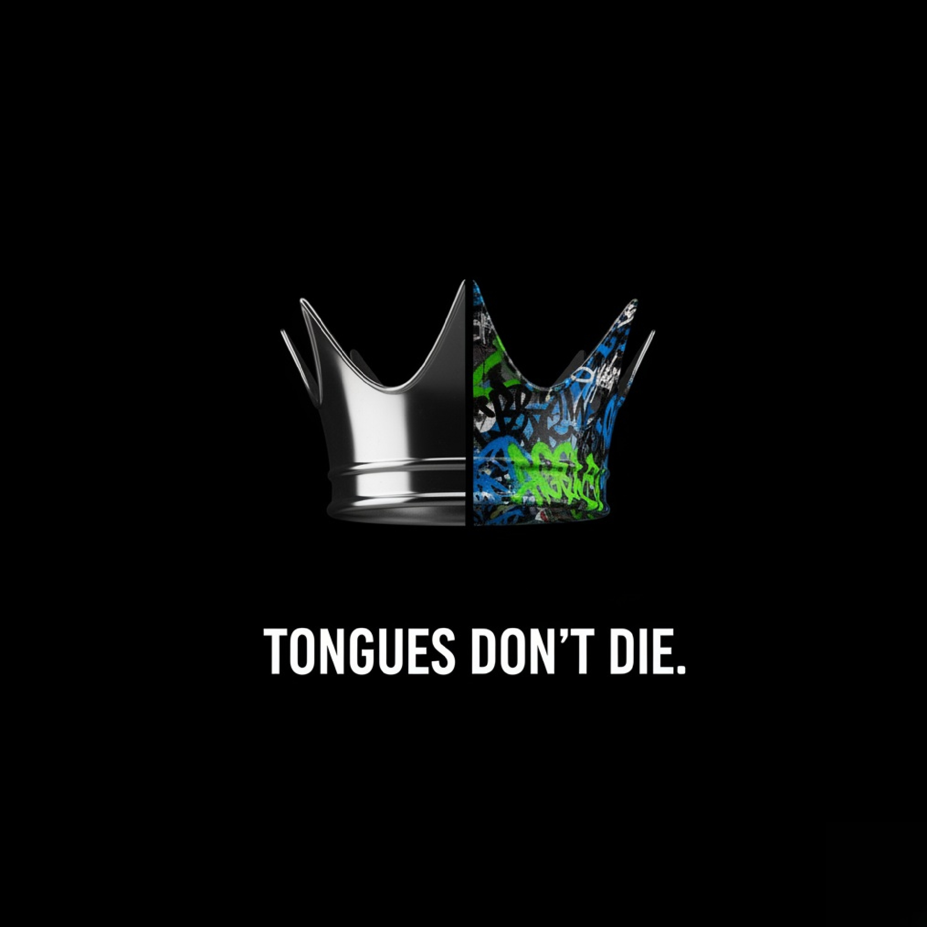 TONGUES DON'T DIE artwork