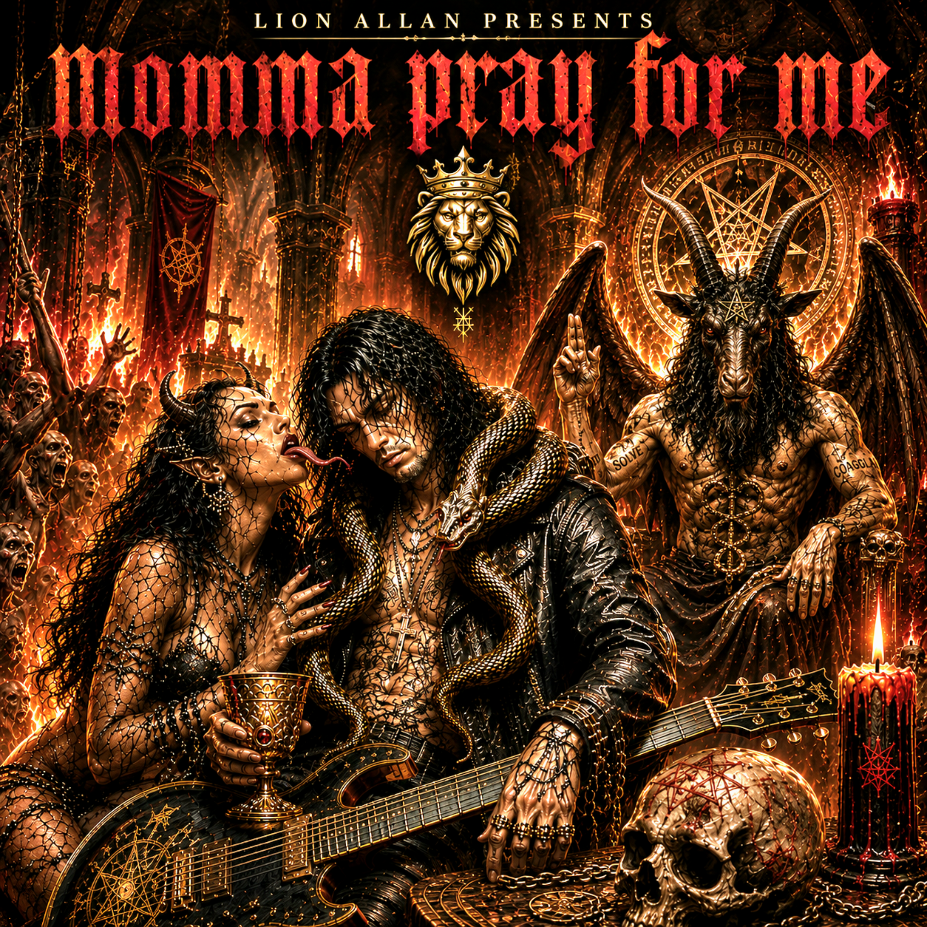 Momma Pray For Me by Lion Allan cover art