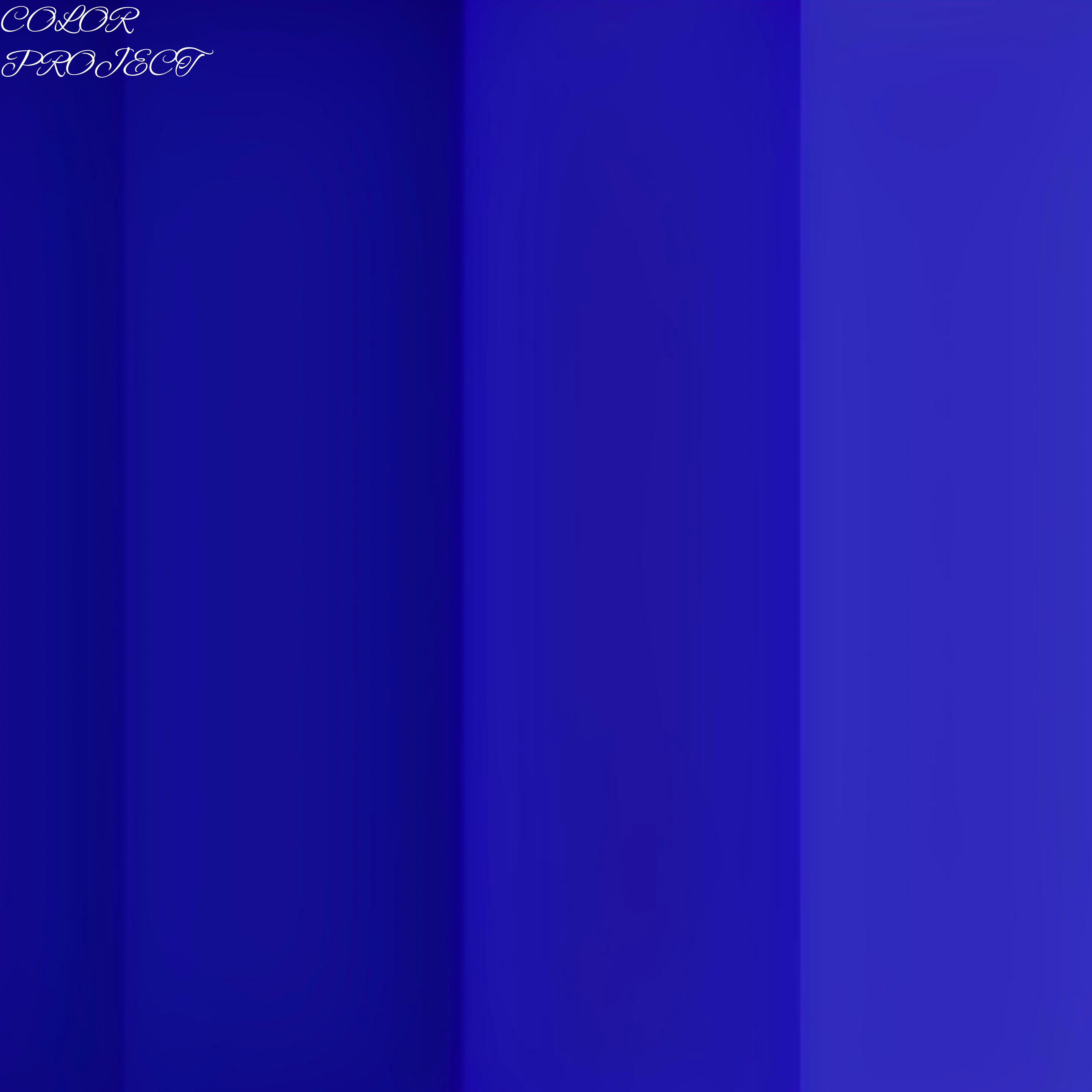 COLOR PROJECT: NAVY BLUE artwork