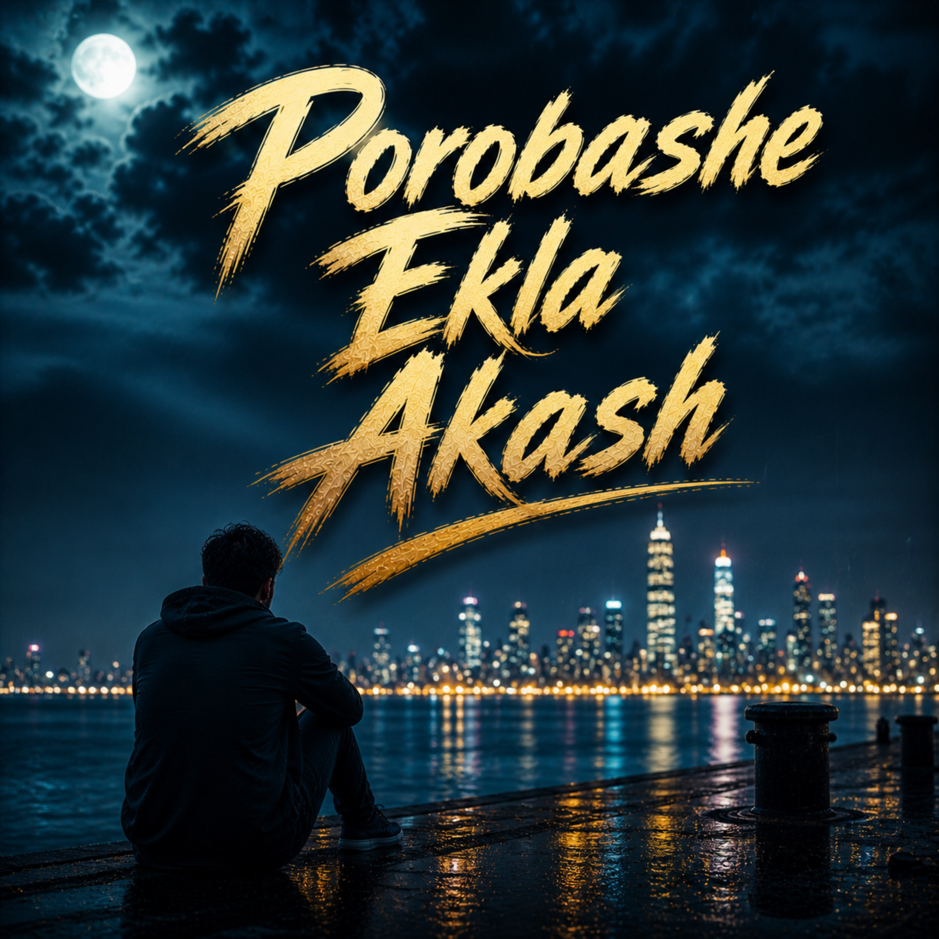 Porobashe Ekla Akash artwork