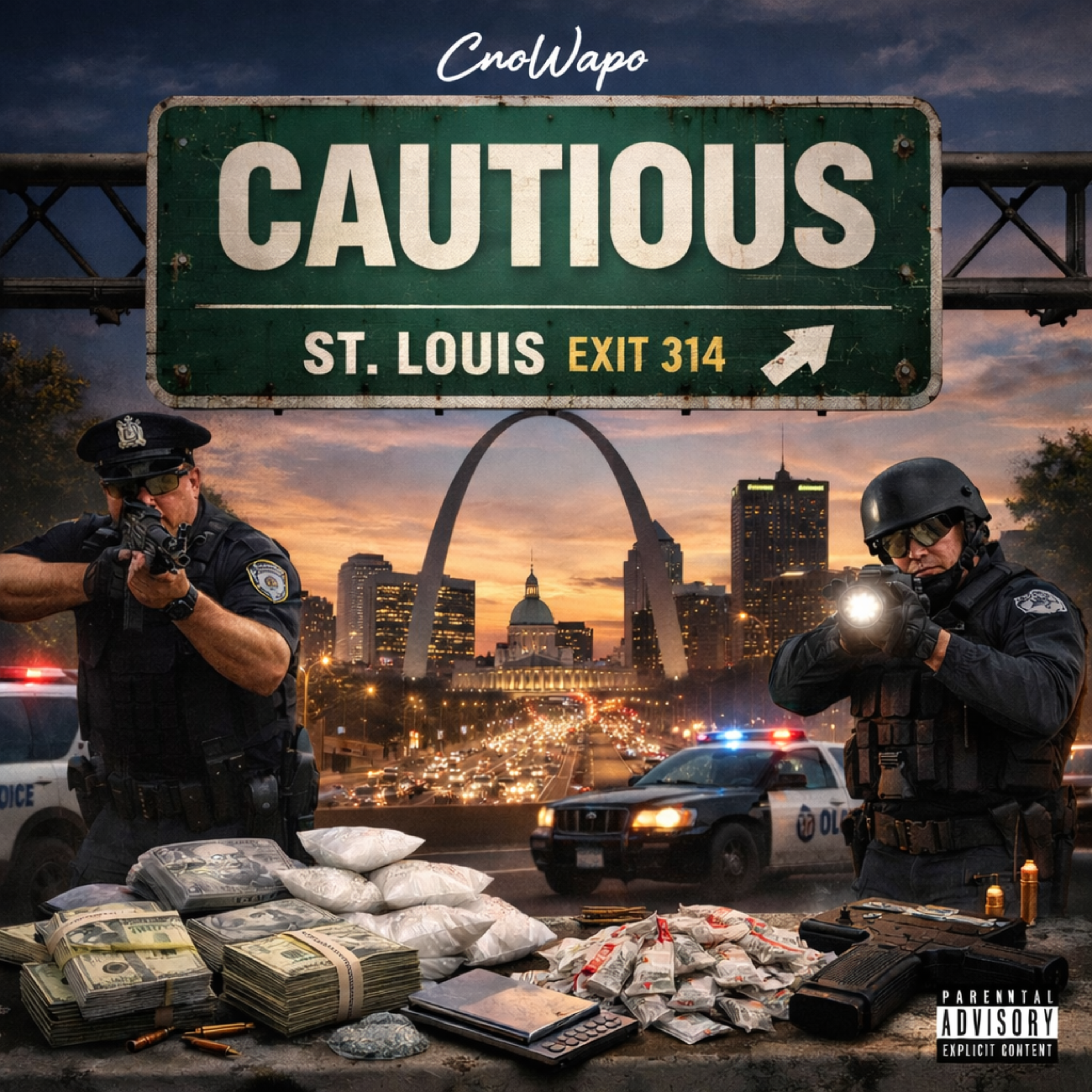 Cautious artwork