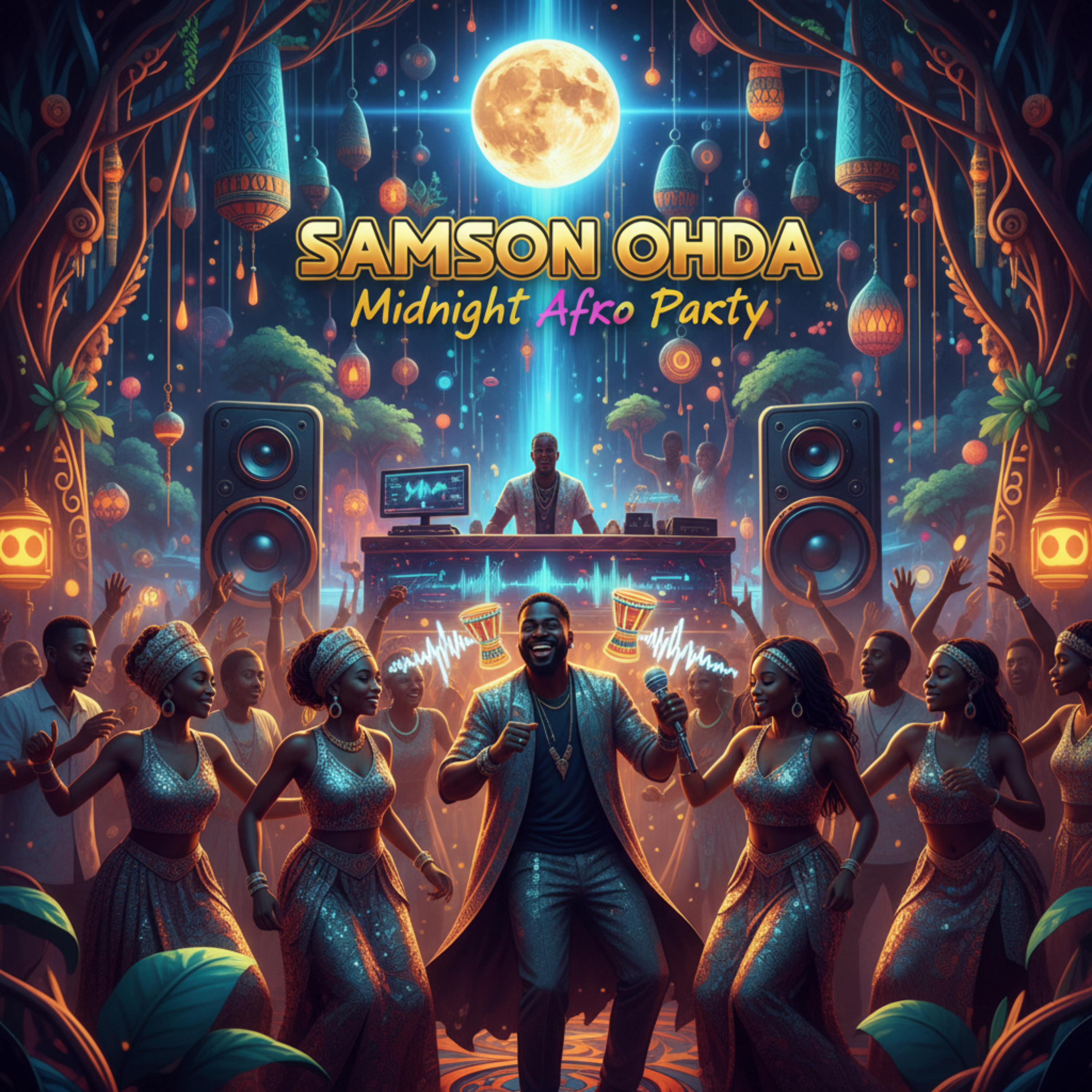 Midnight Afro Party artwork