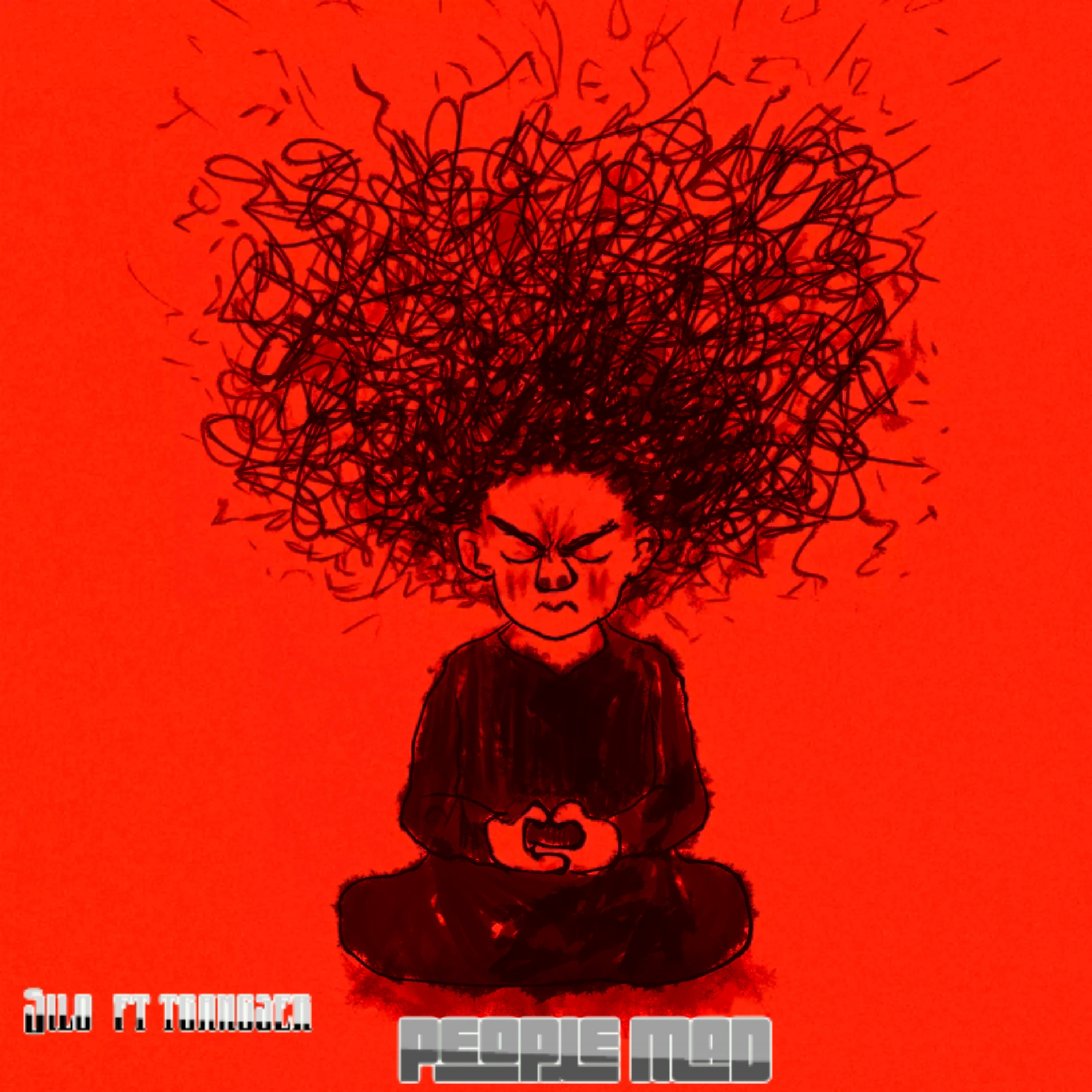 People mad artwork