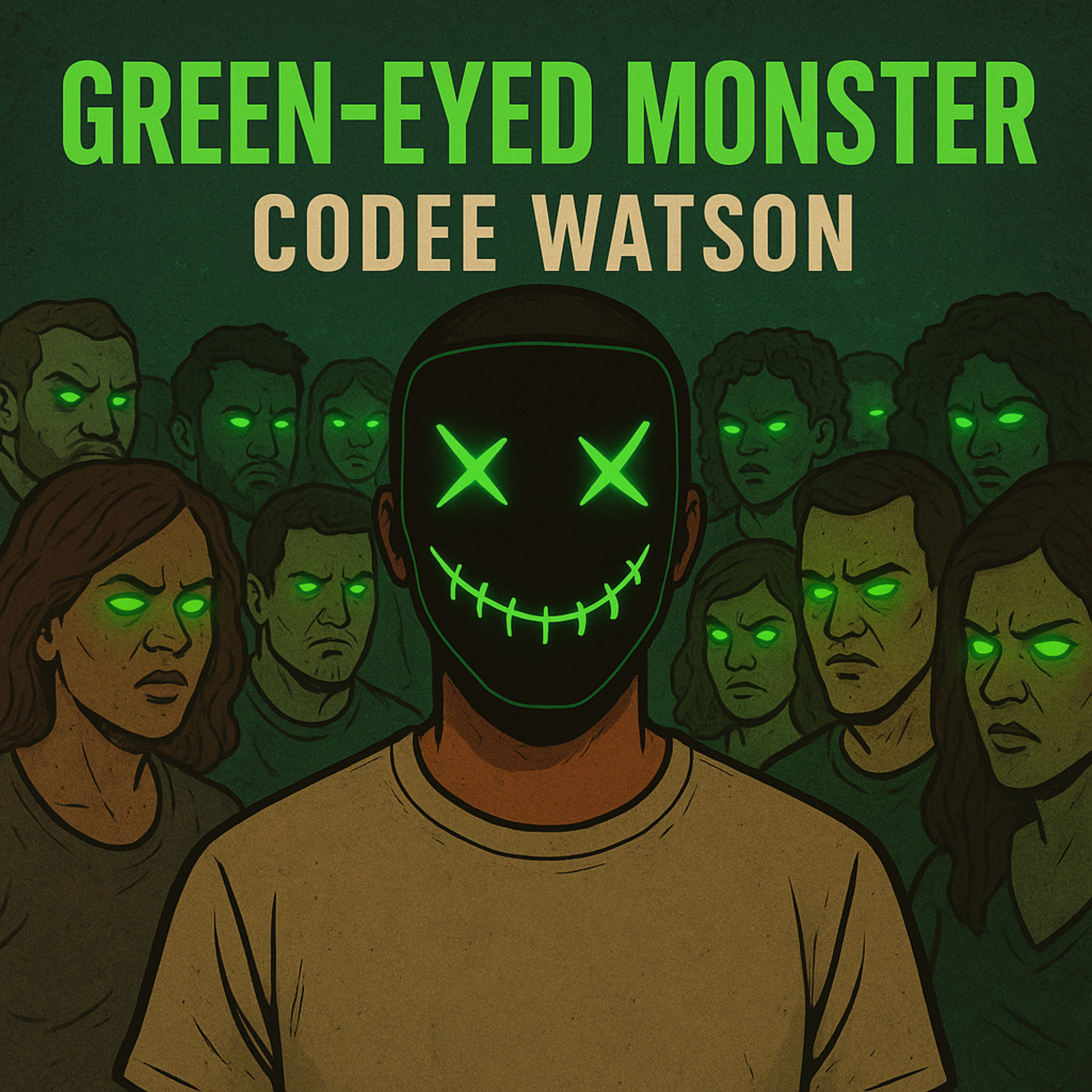 GREEN- EYED MONSTER artwork