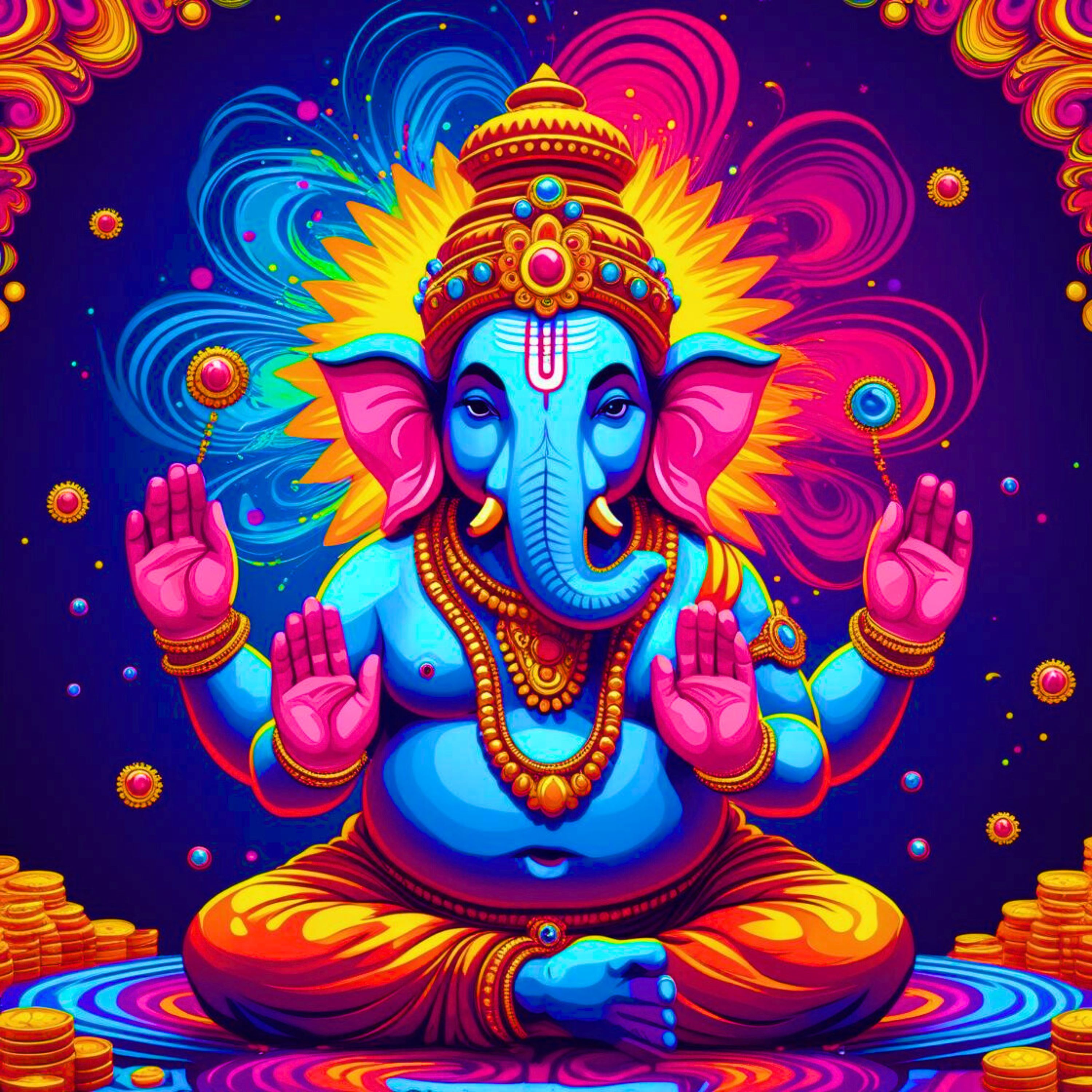 Mantras e Afirmações de prosperidade infinita artwork