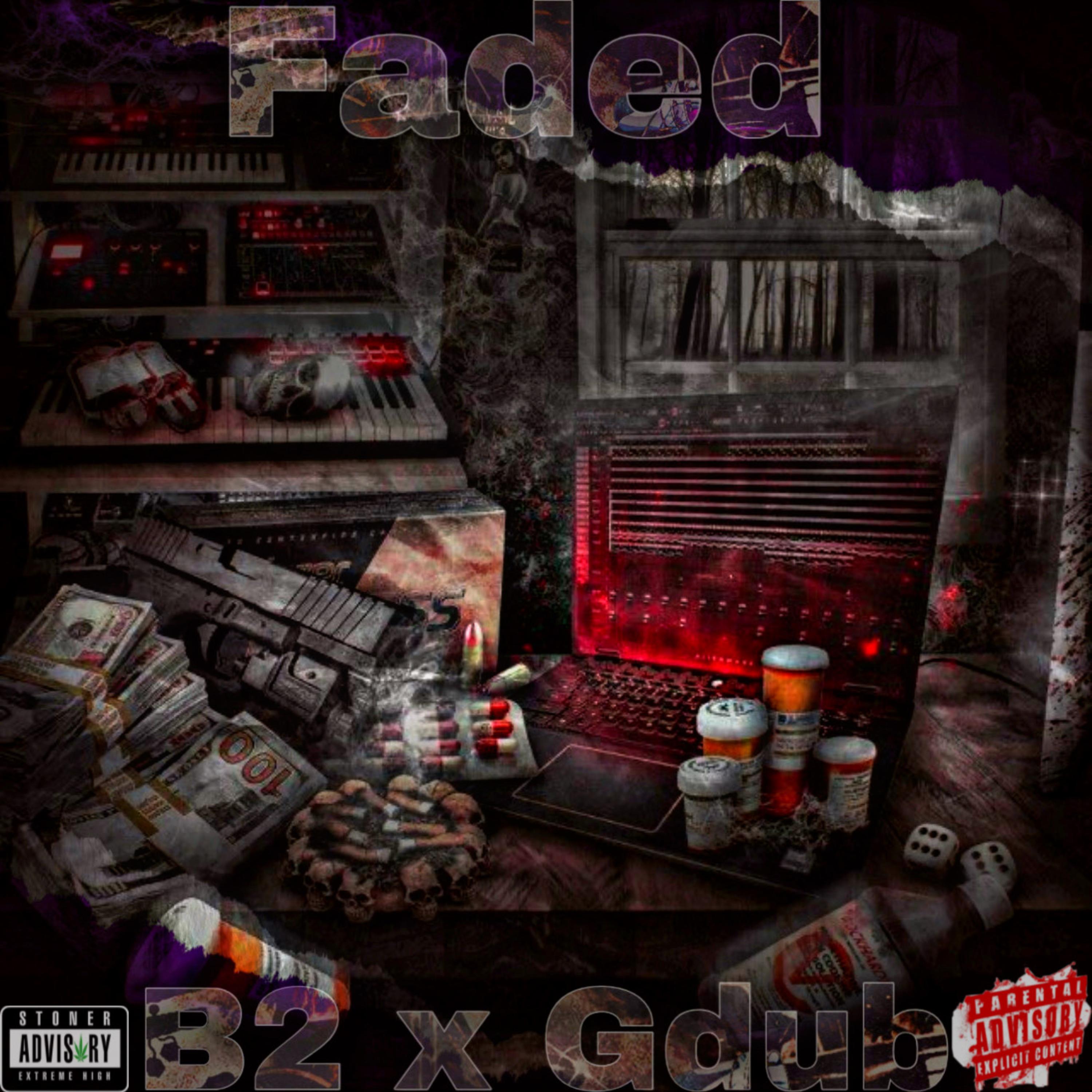 Faded artwork