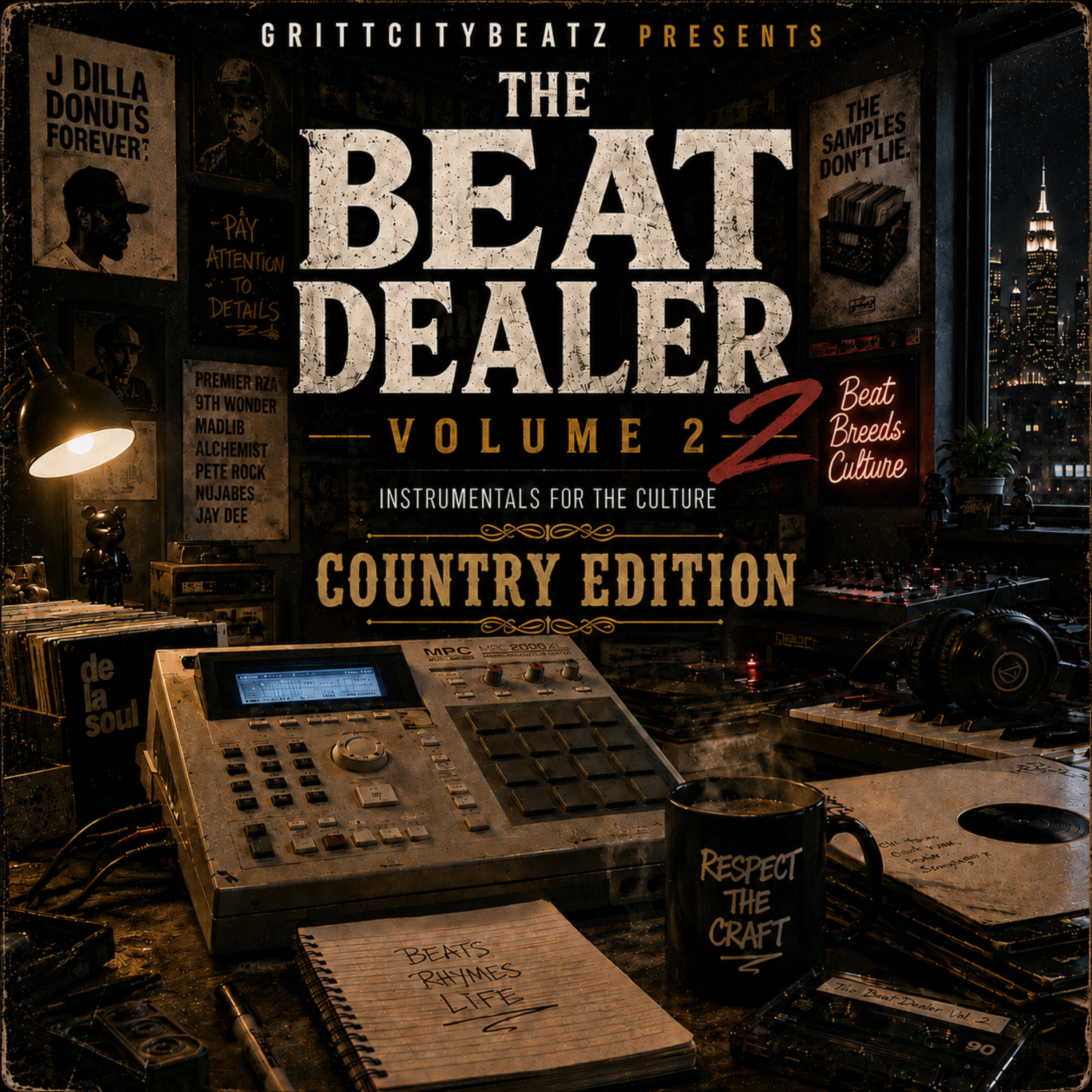 The Beat Dealer Volume 2 Country Edition by grittcitybeatz cover art
