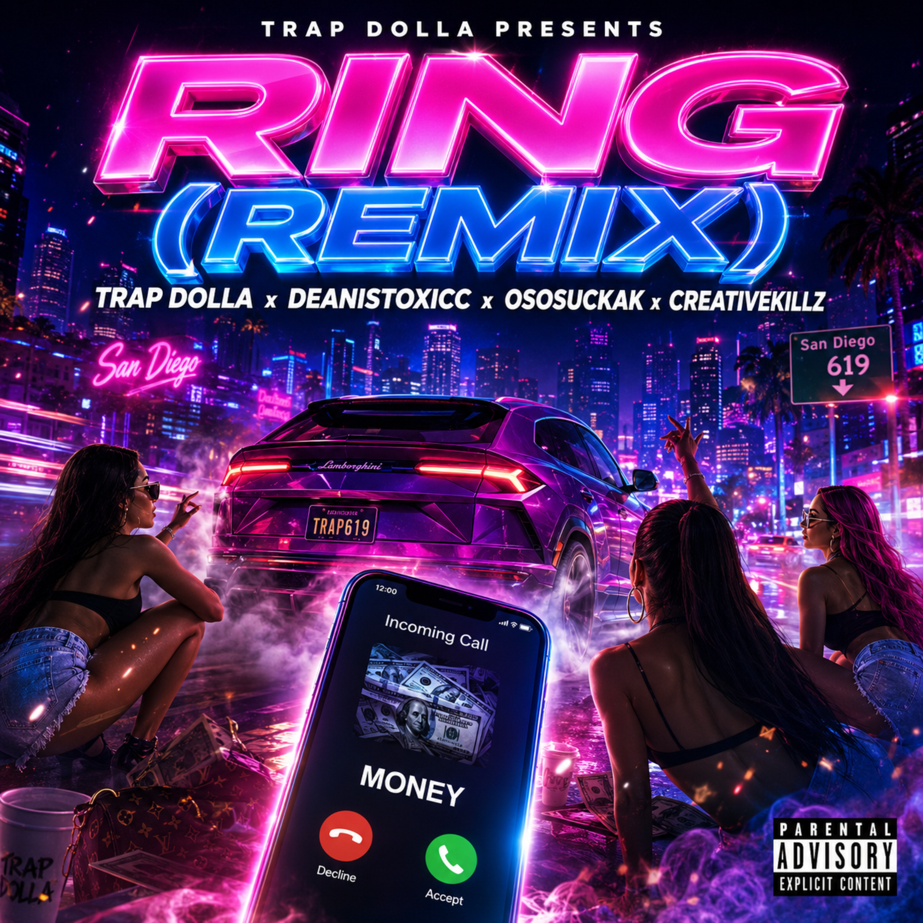 RING (REMIX) by Trap Dolla cover art