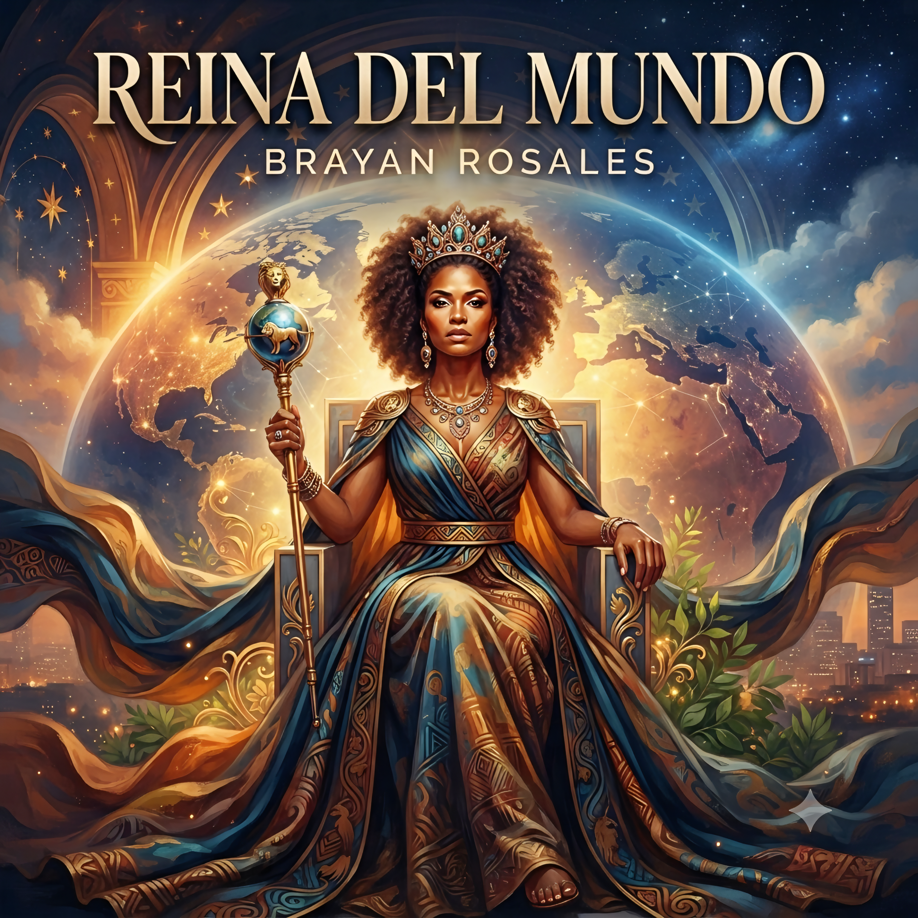 Reina del mundo by Brayan Rosales cover art
