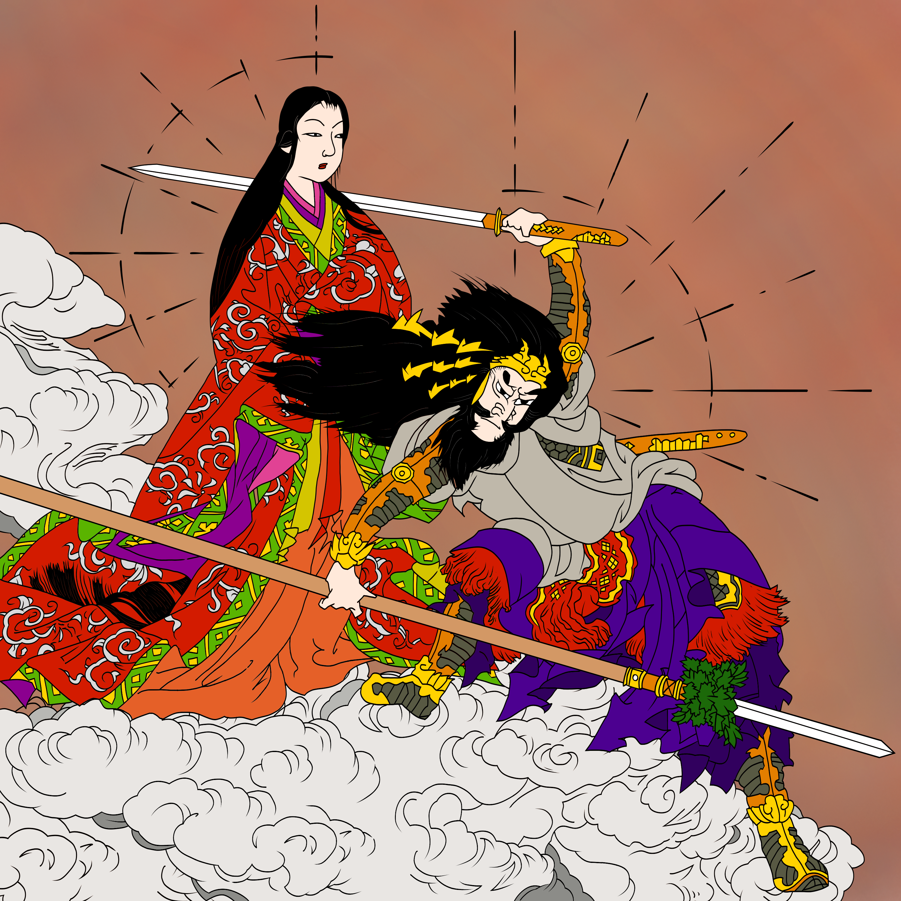 Izanagi & Izanami artwork
