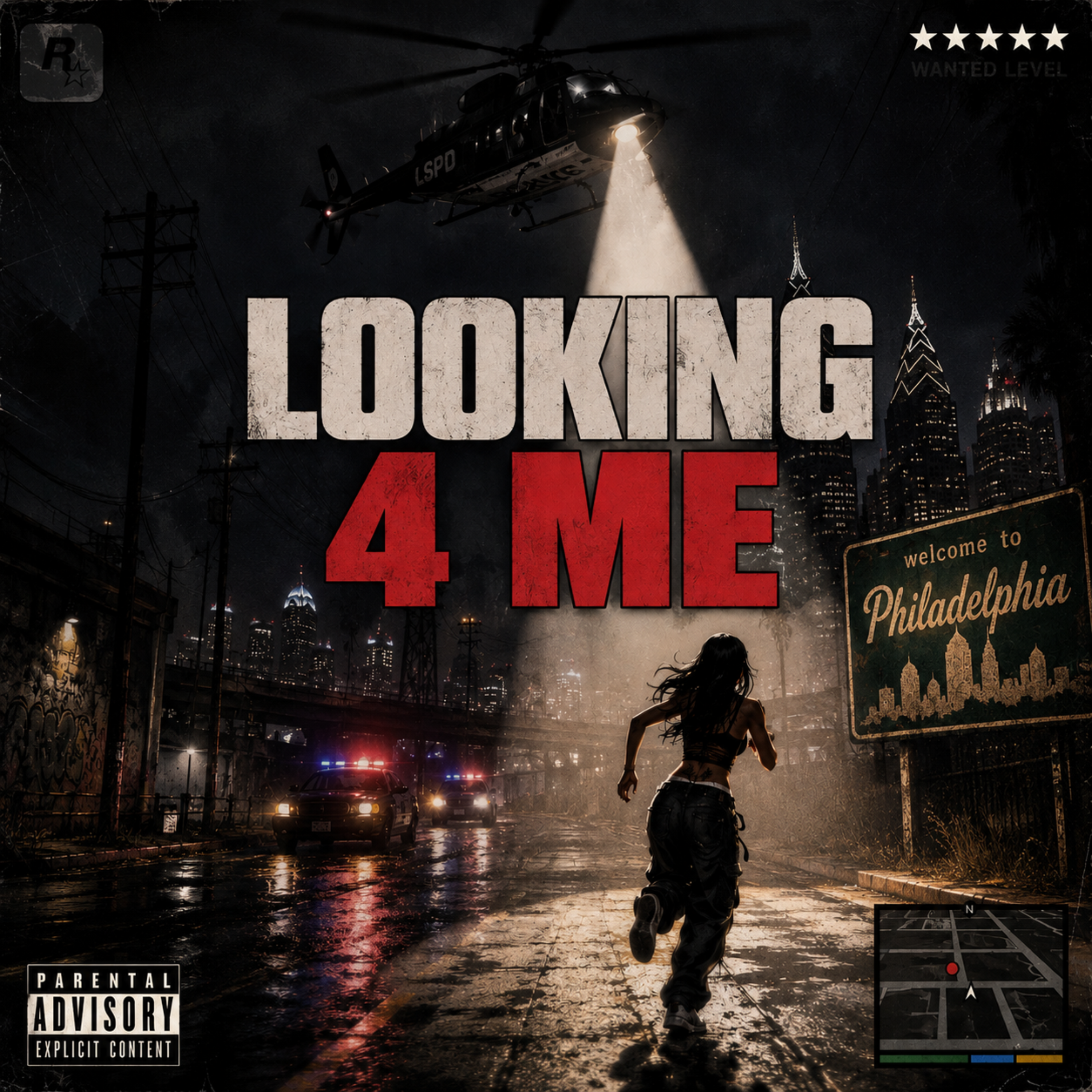 LOOKING 4 ME by theerealVV cover art