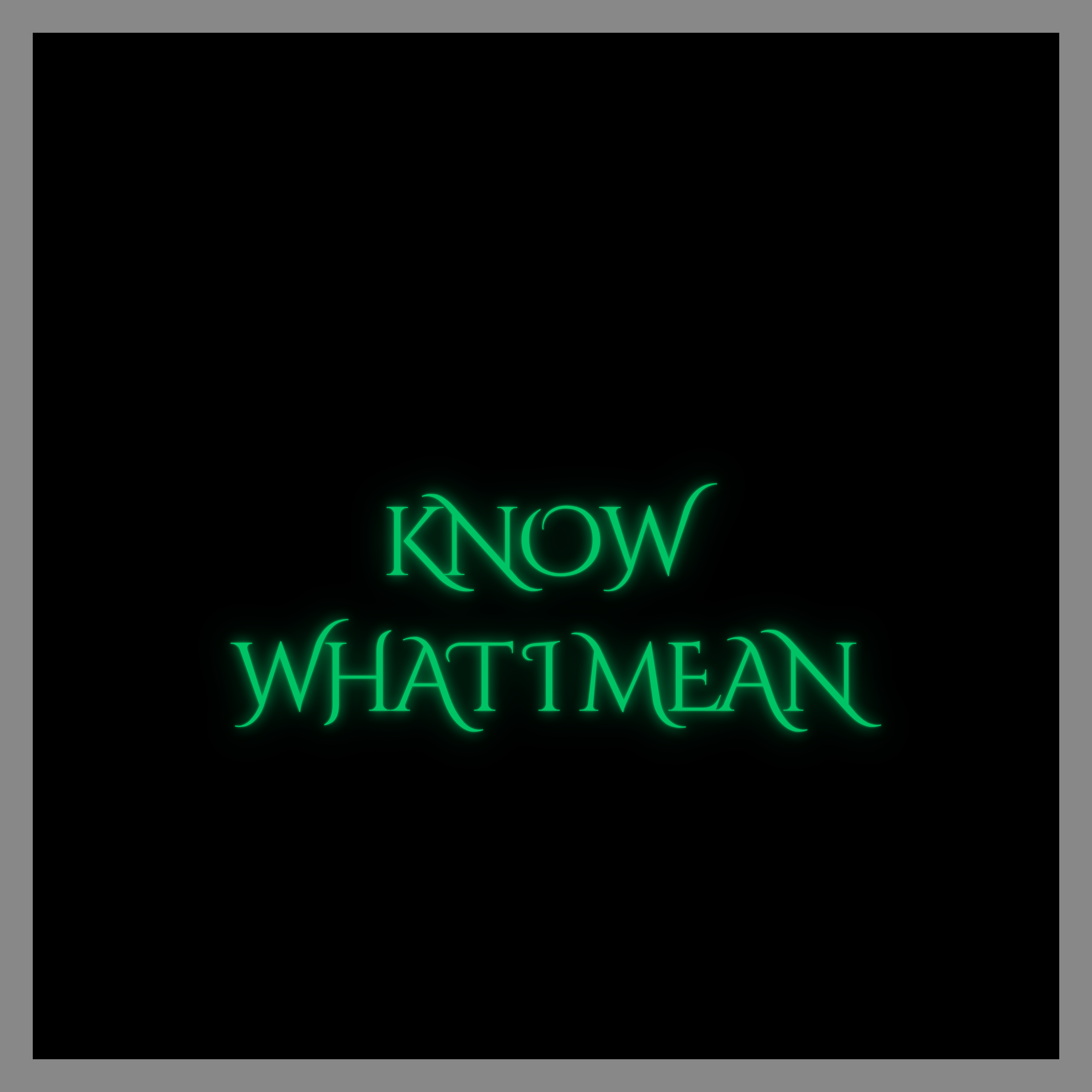 Know what i mean (nightcore) artwork