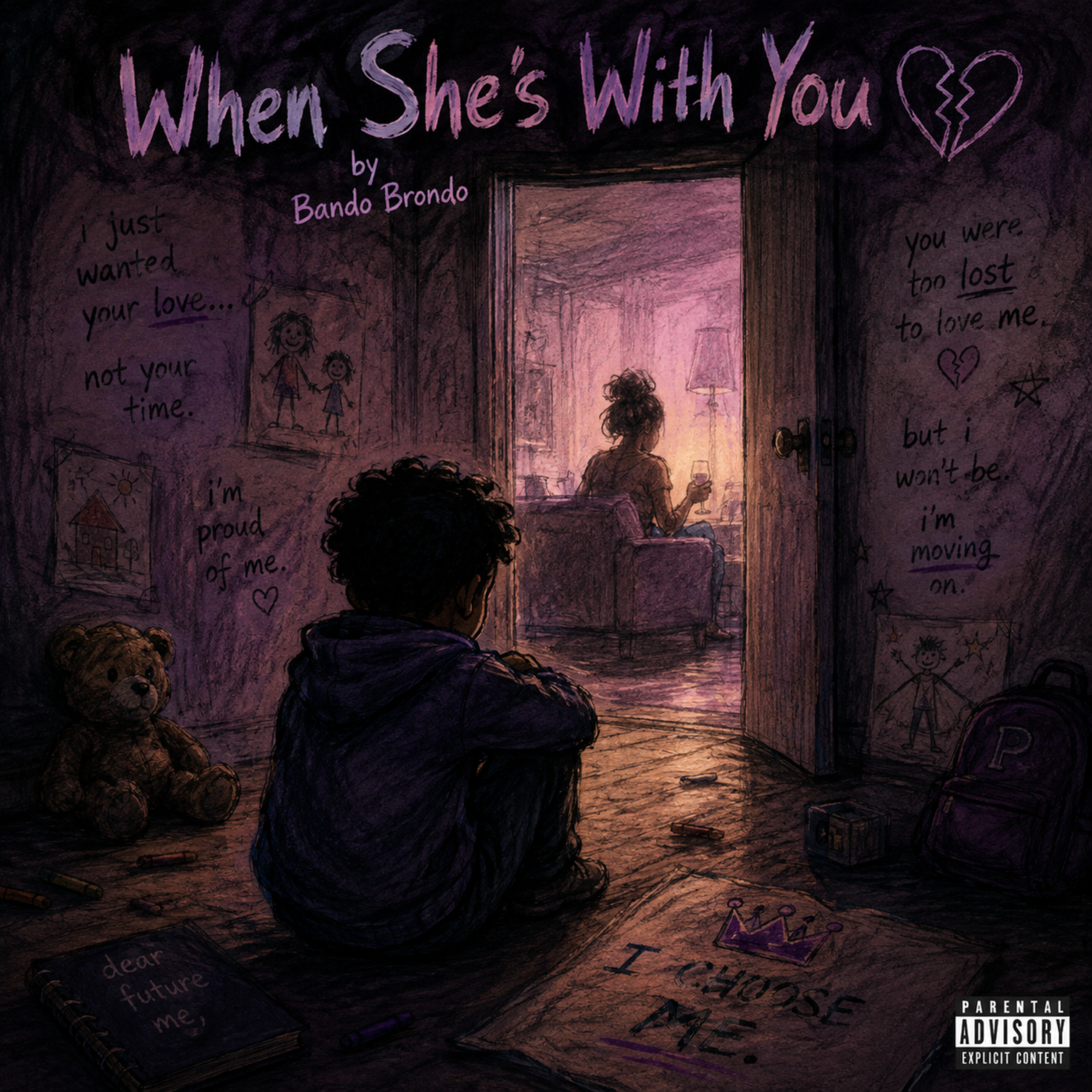 When She’s With You by Bando Brondo cover art