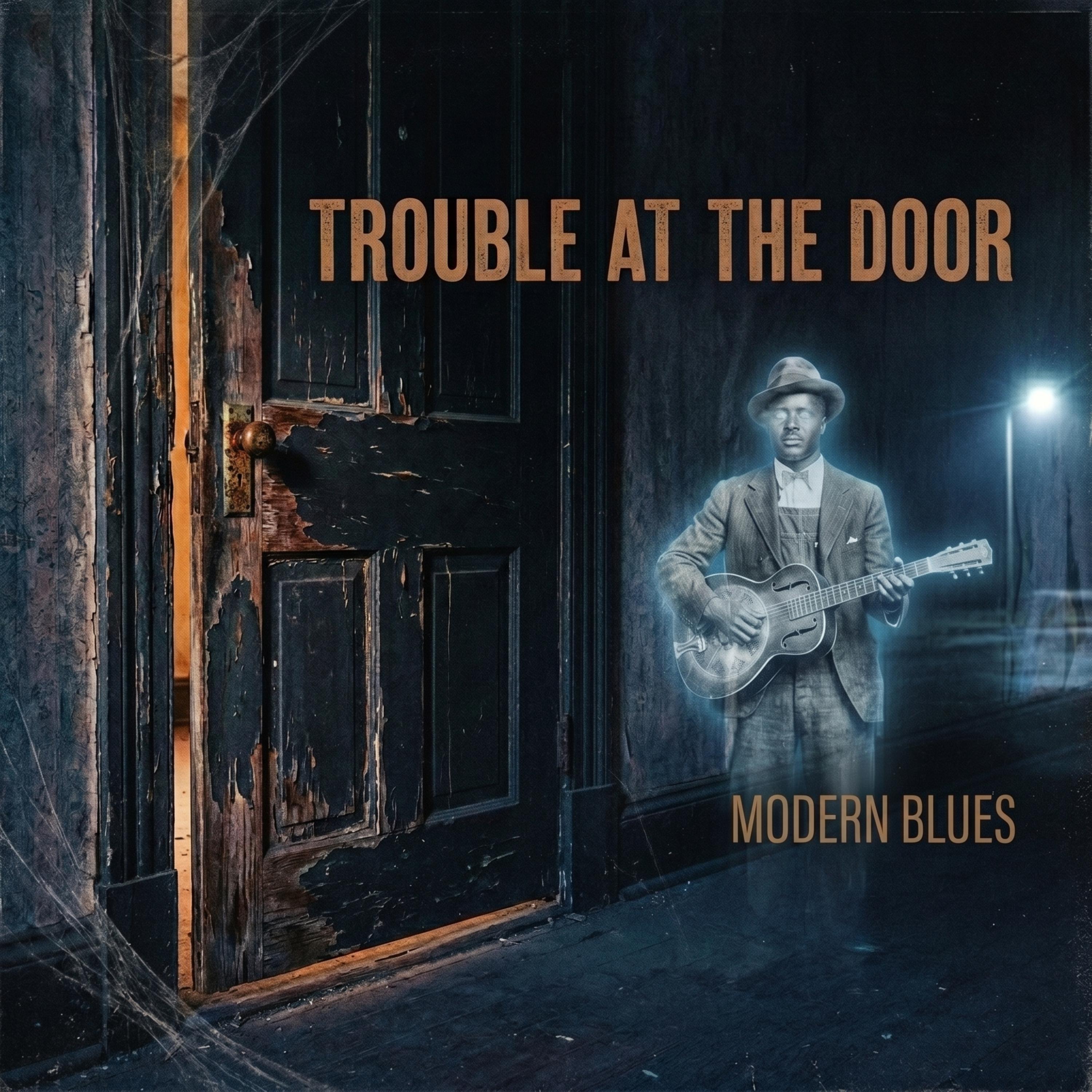 Trouble At The Door (Modern Blues) by Michael Behm Instrumentals cover art