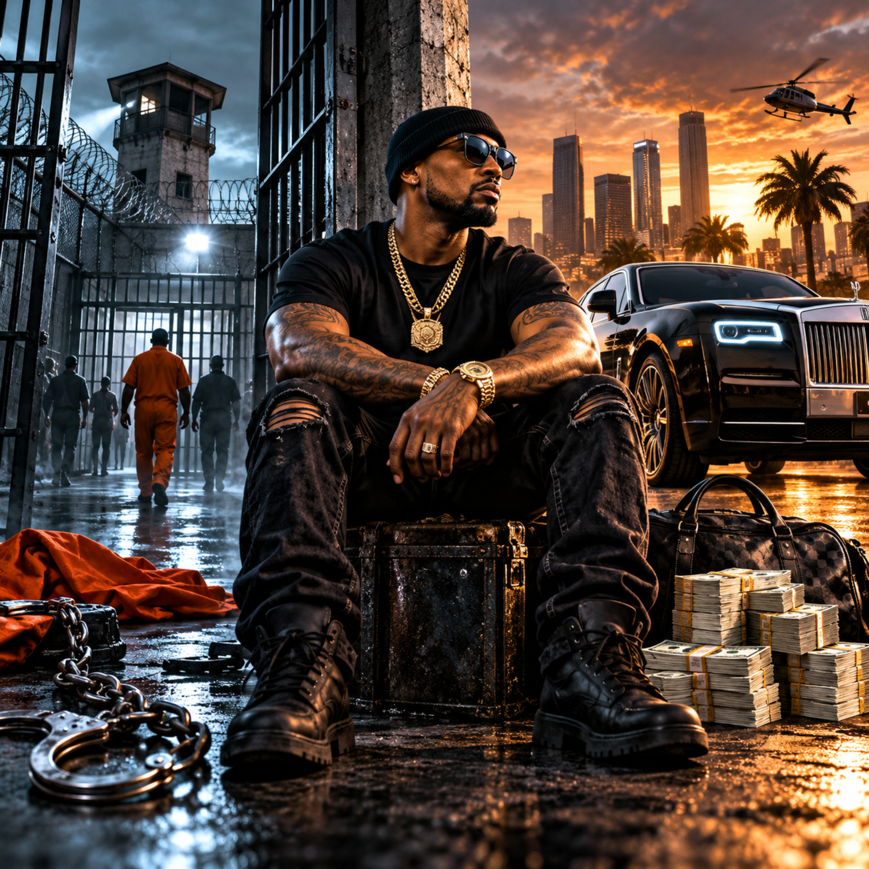 Ex con ain't nice by chicago L'dope cover art
