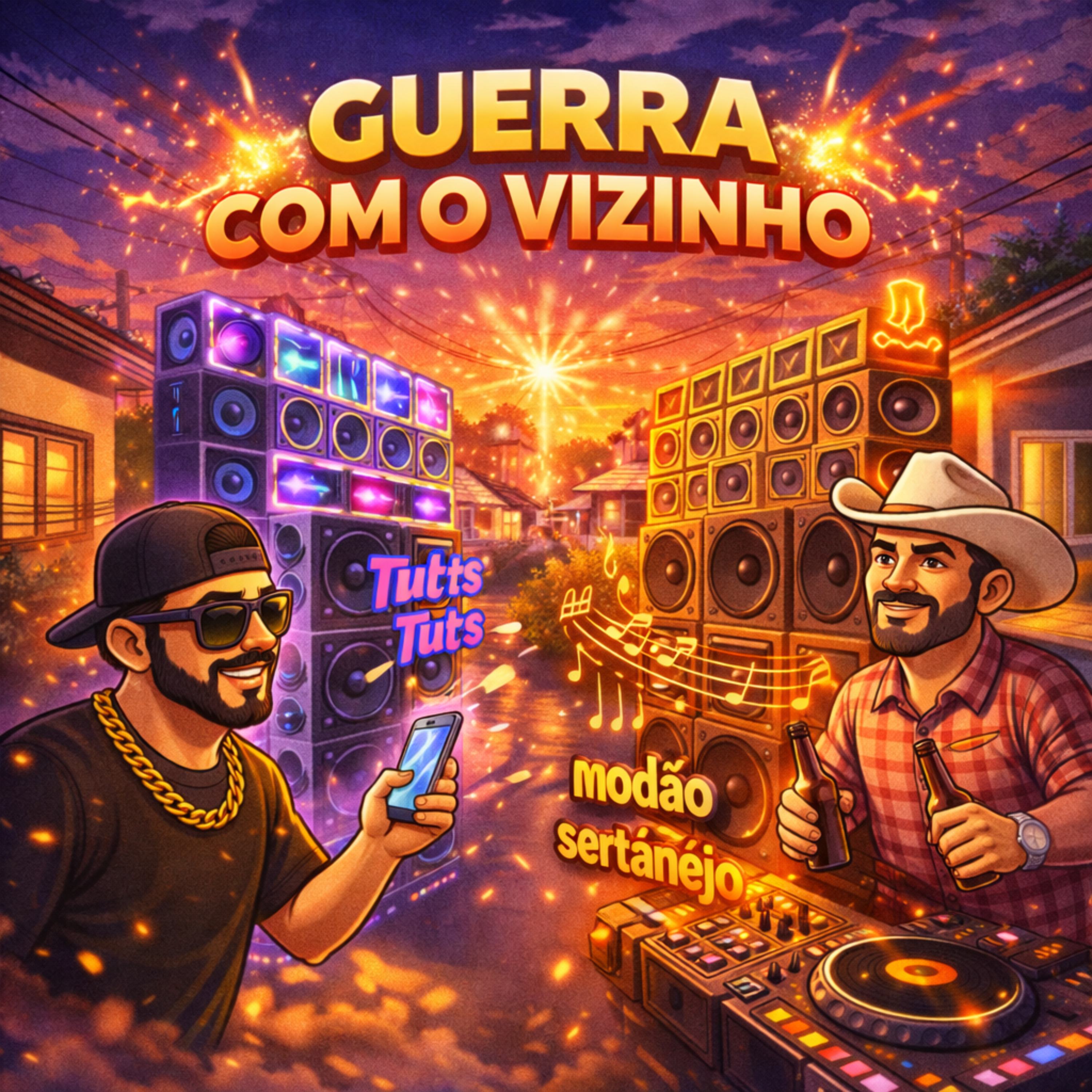 Guerra com o vizinho artwork
