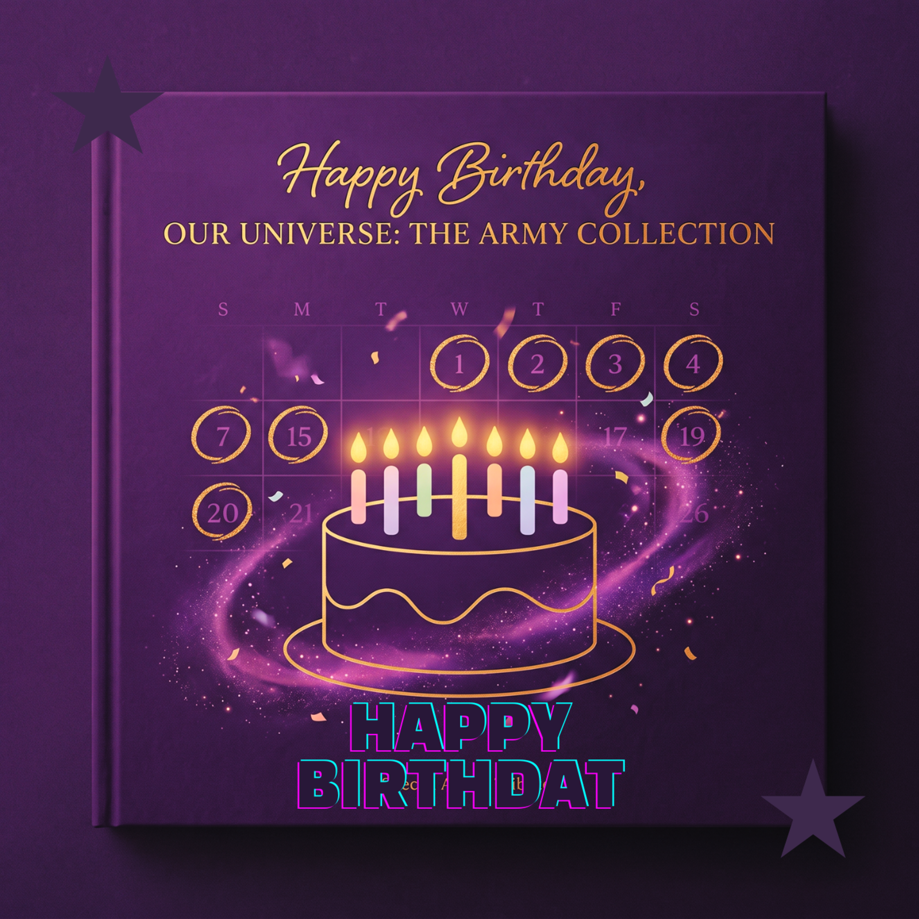 Happy Birthday, Our Universe: The ARMY Collection by David Castle cover art