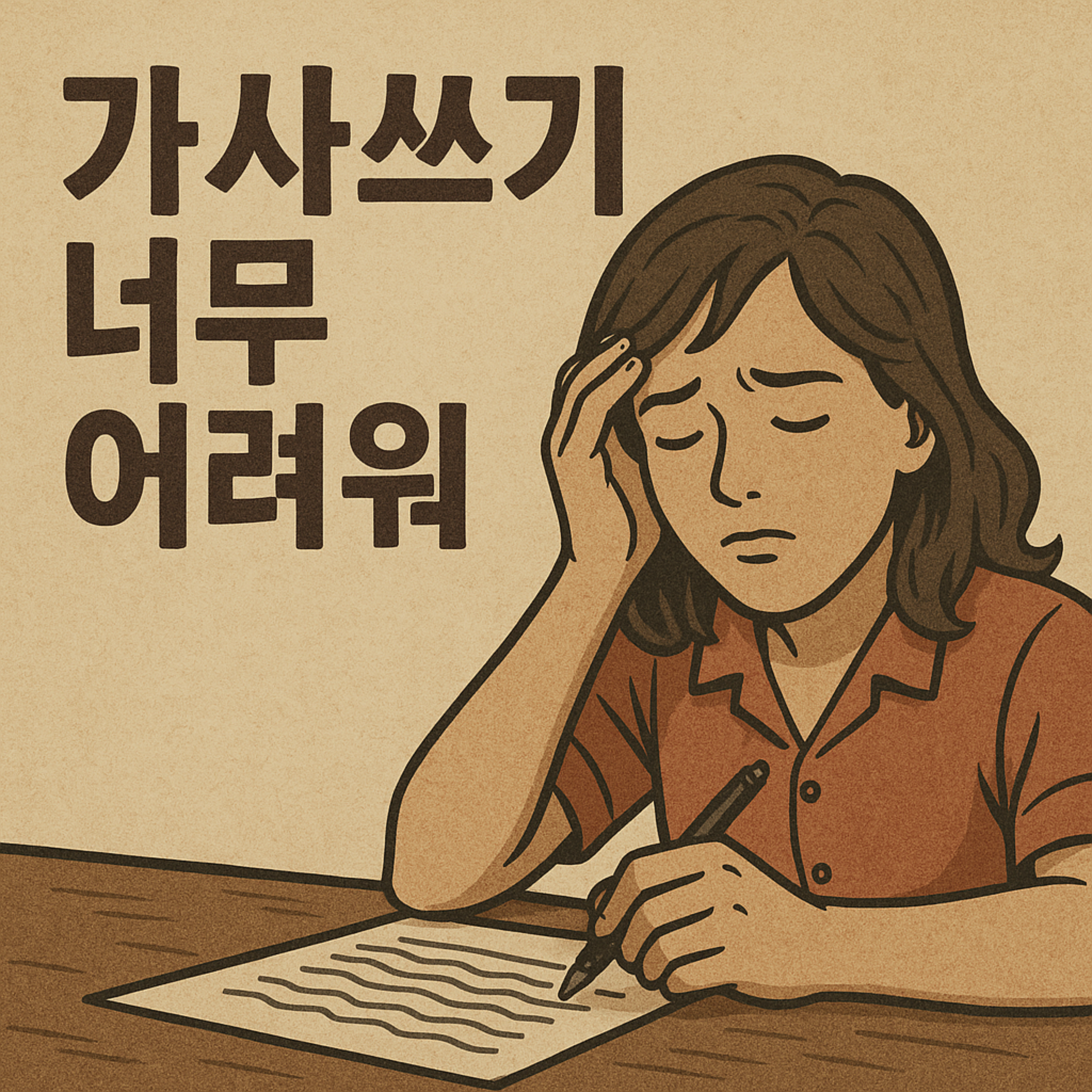 가사쓰기 어려워서 아무말이나 하는 노래 artwork