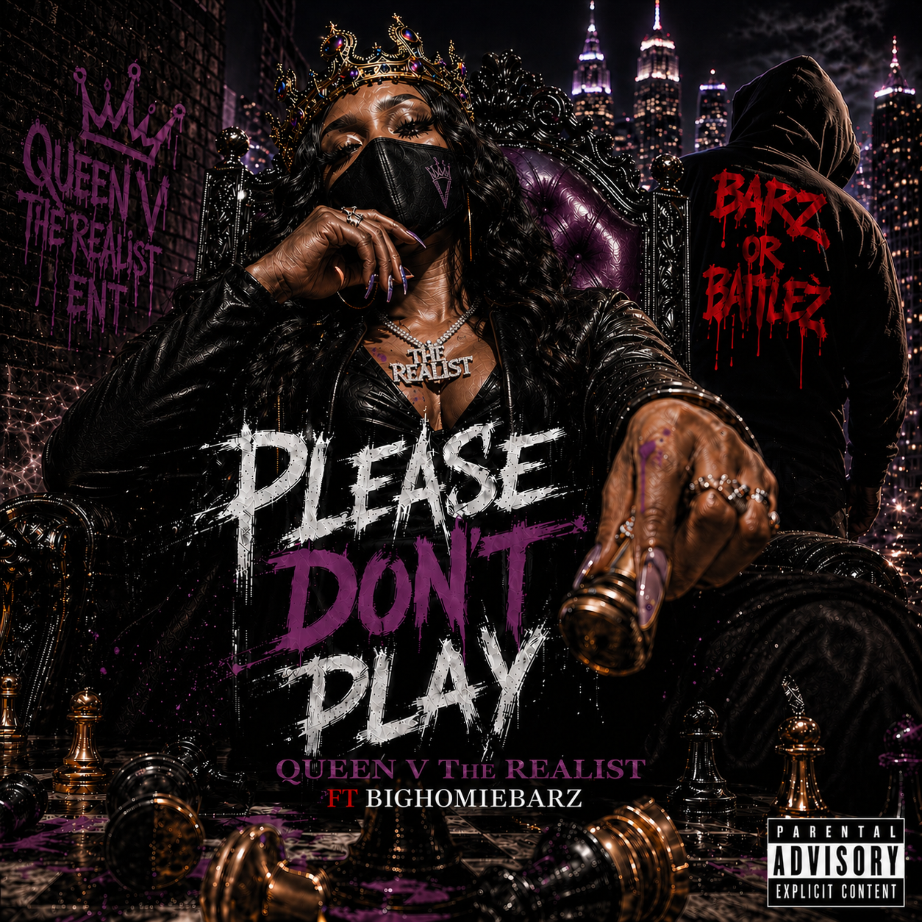 Please Don’t Play by Queen V the Realist cover art