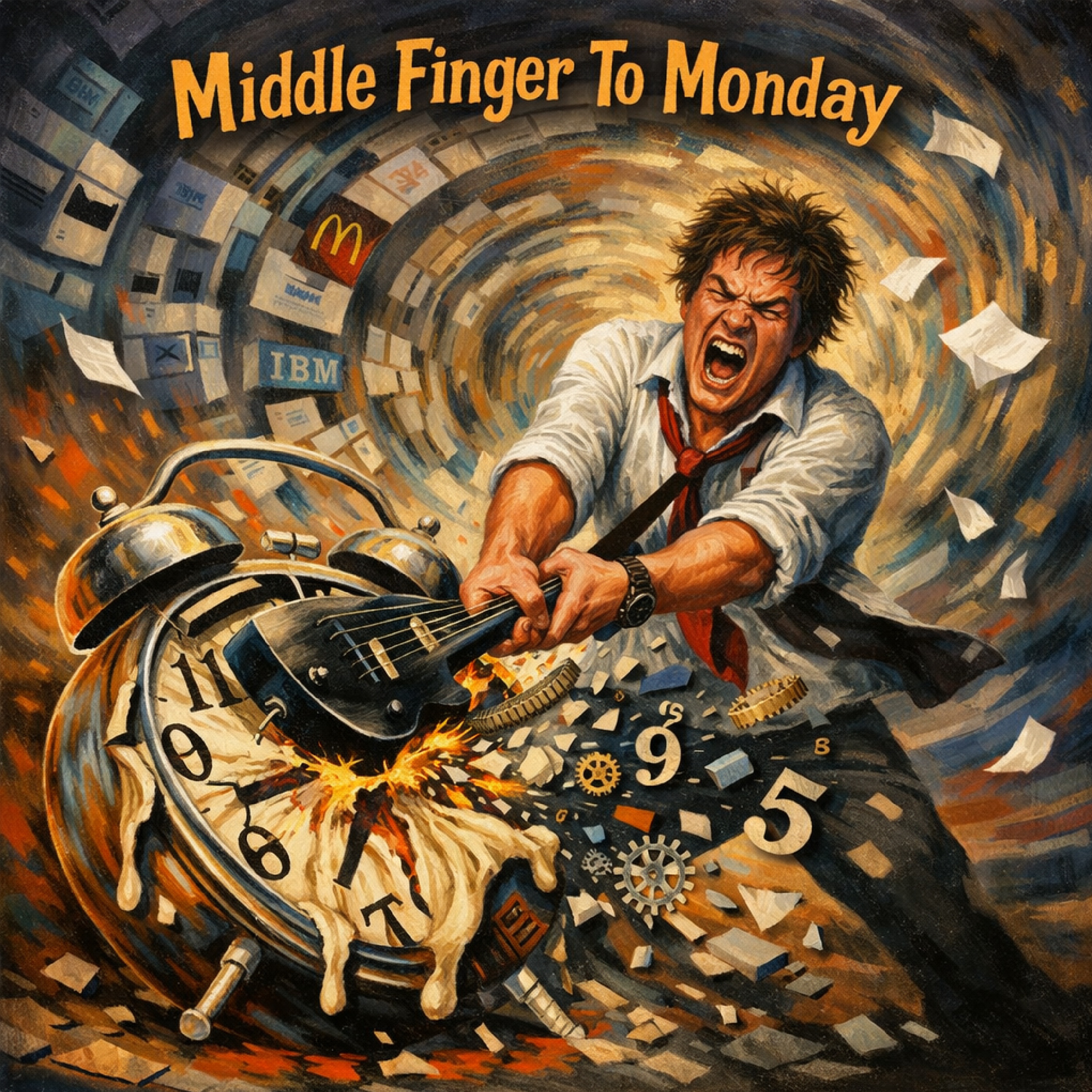 Middle Finger To Monday artwork