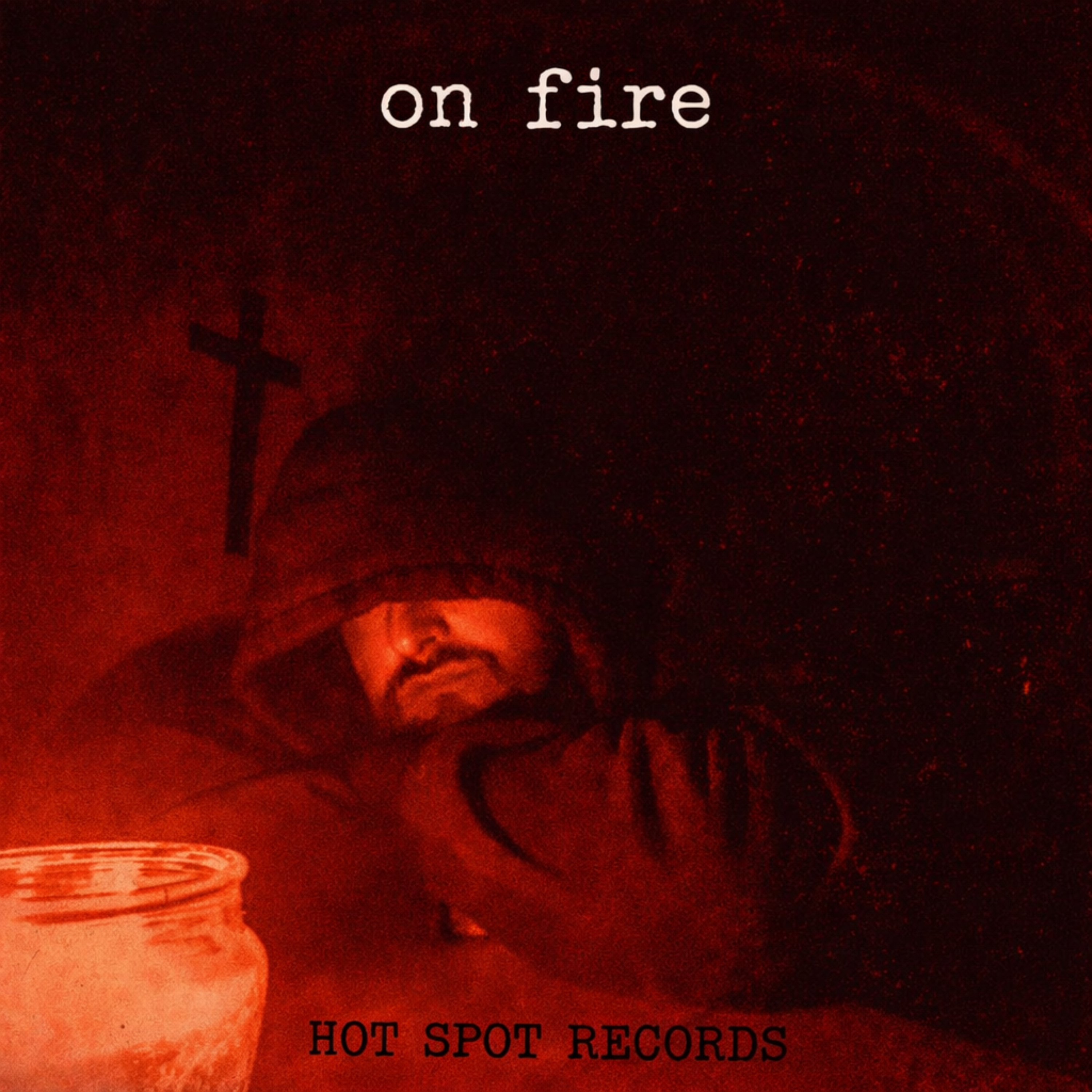 On fire artwork