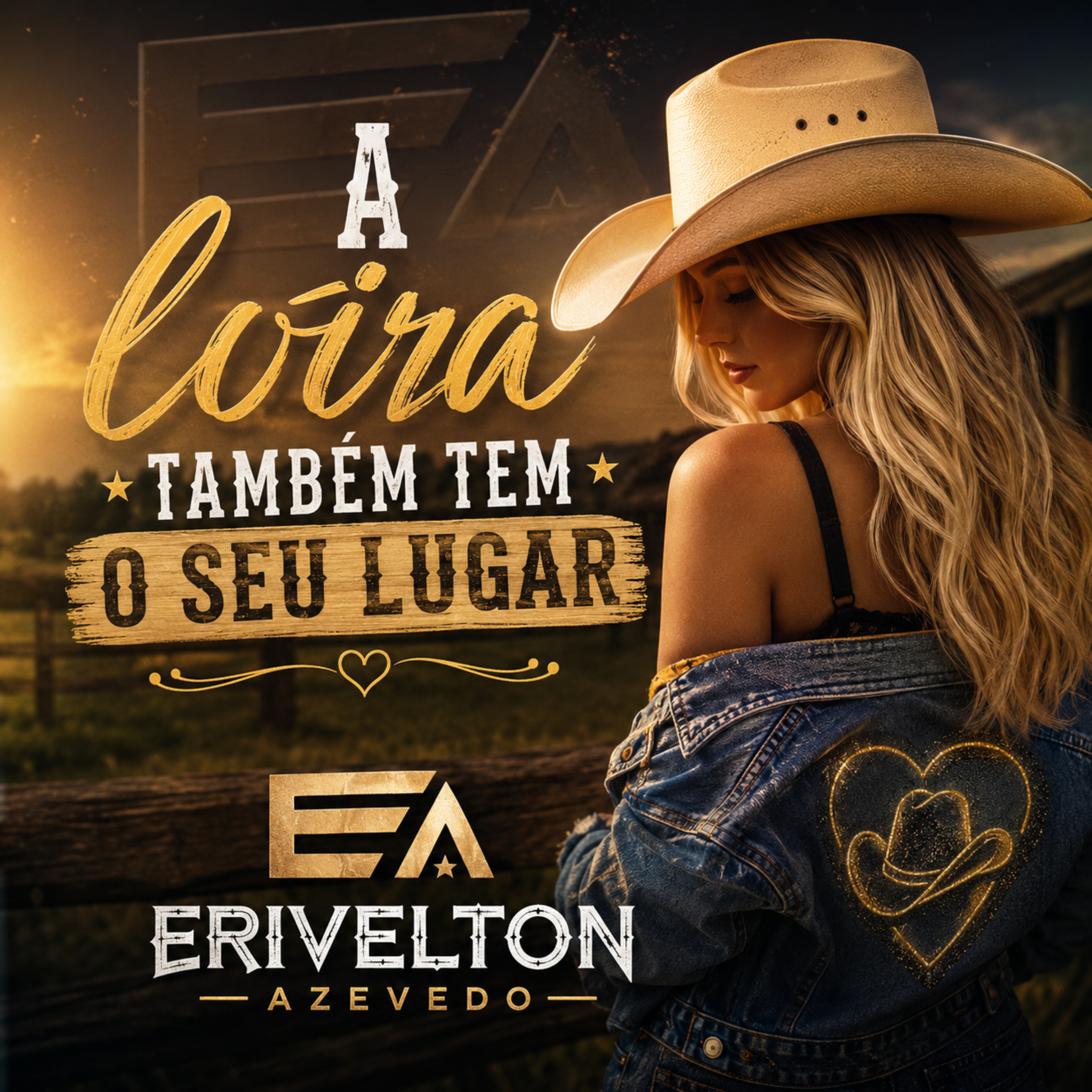 A loira também tem o seu lugar by Erivelton Azevedo cover art