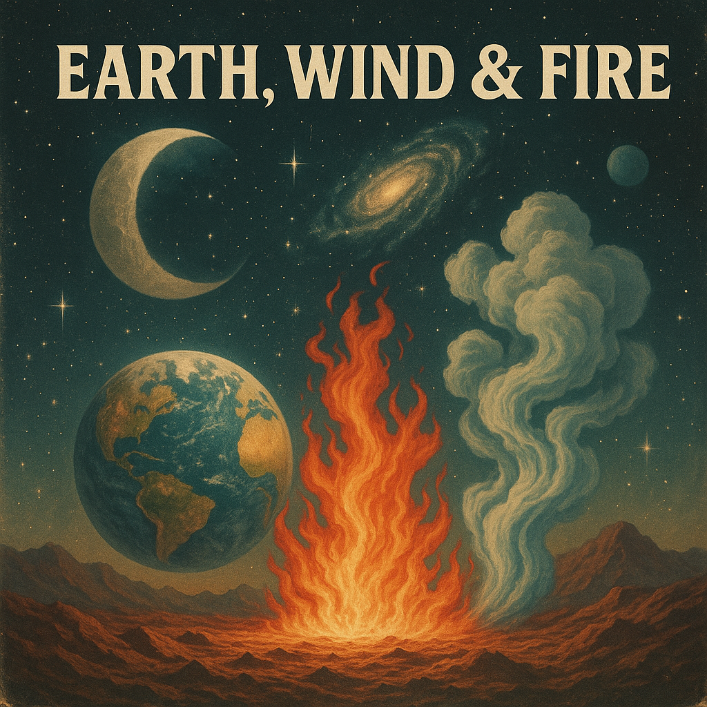 Earth, Wind and Fire artwork
