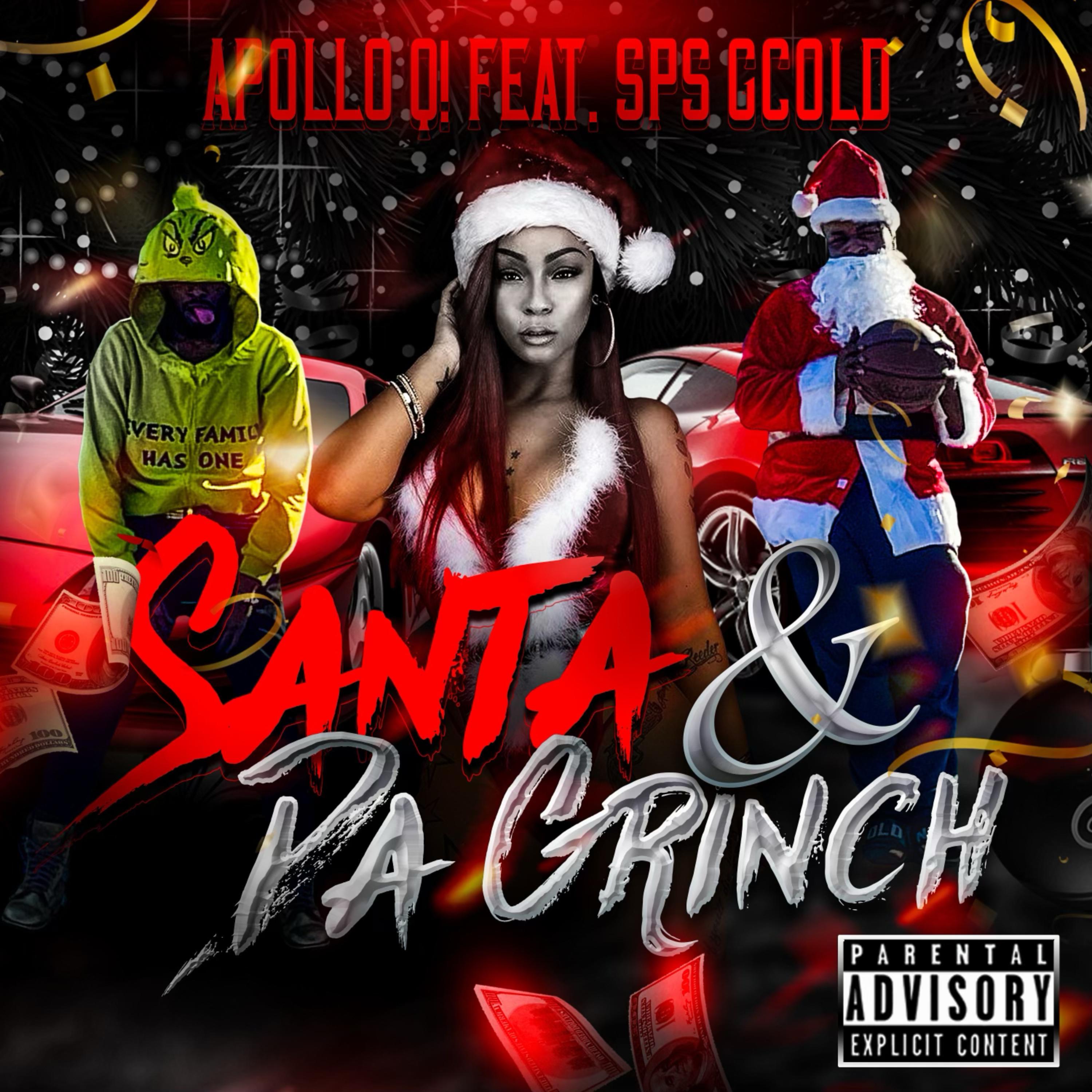 Santa & Da Grinch artwork