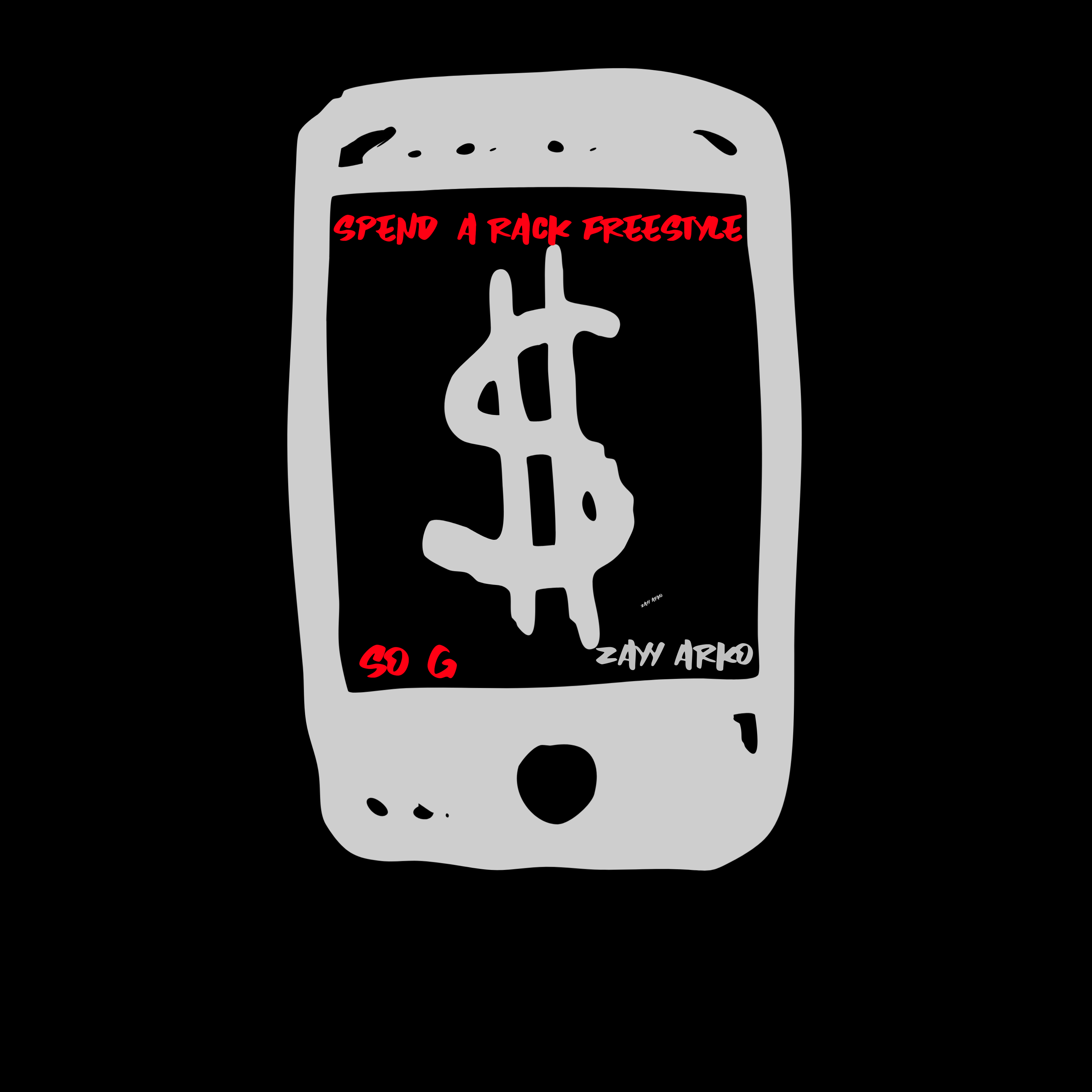 SPEND A RACK FREESTYLE artwork