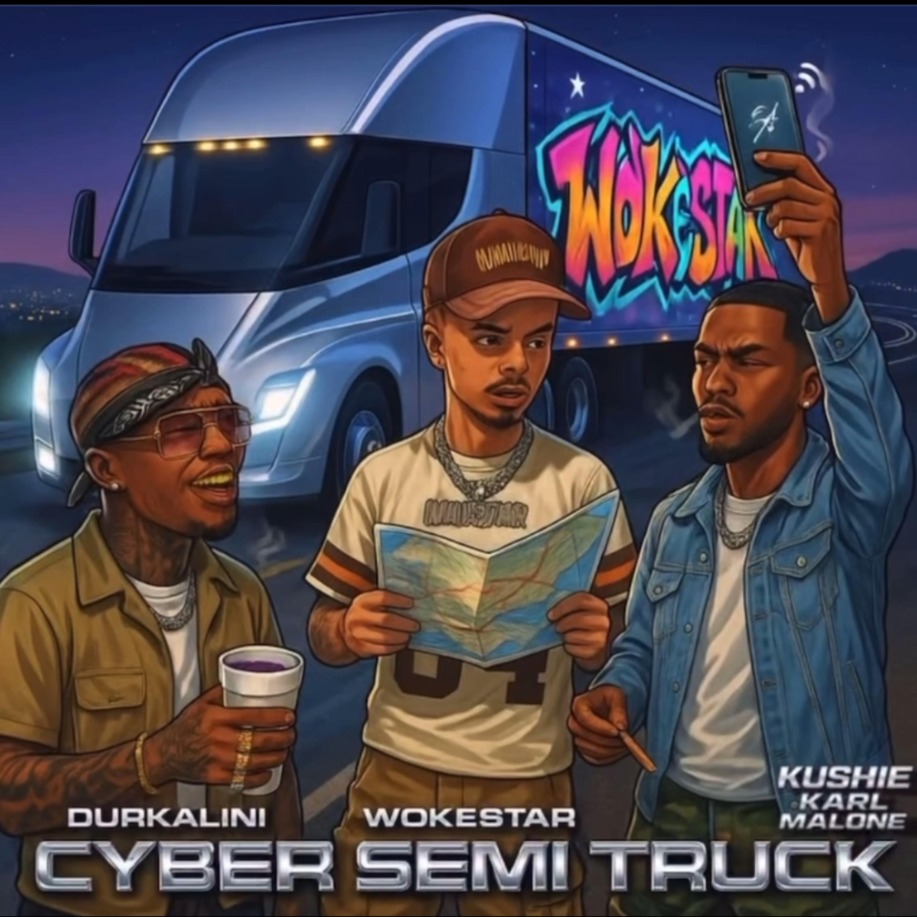 CYBER SEMI TRUCK artwork