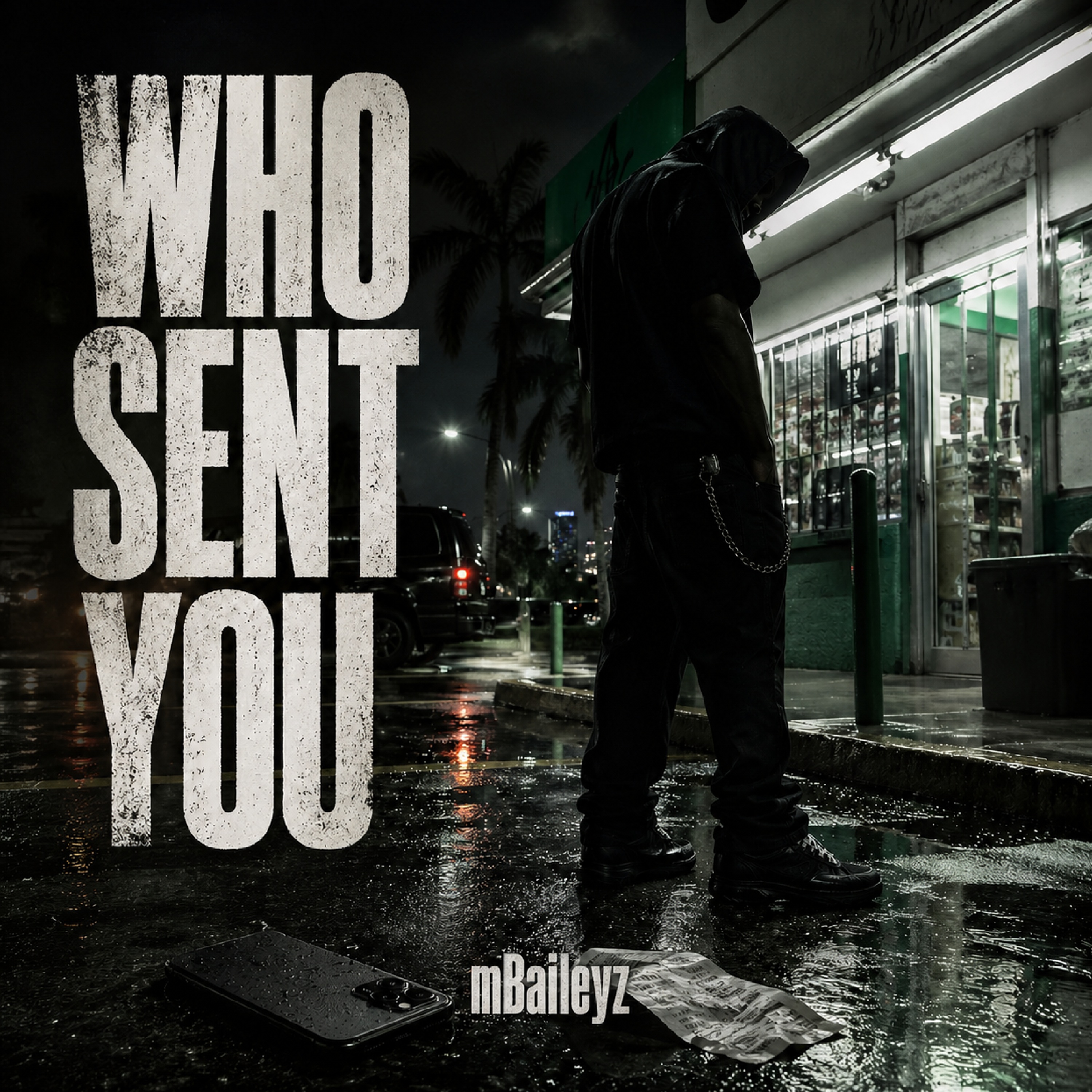 WHO SENT YOU artwork
