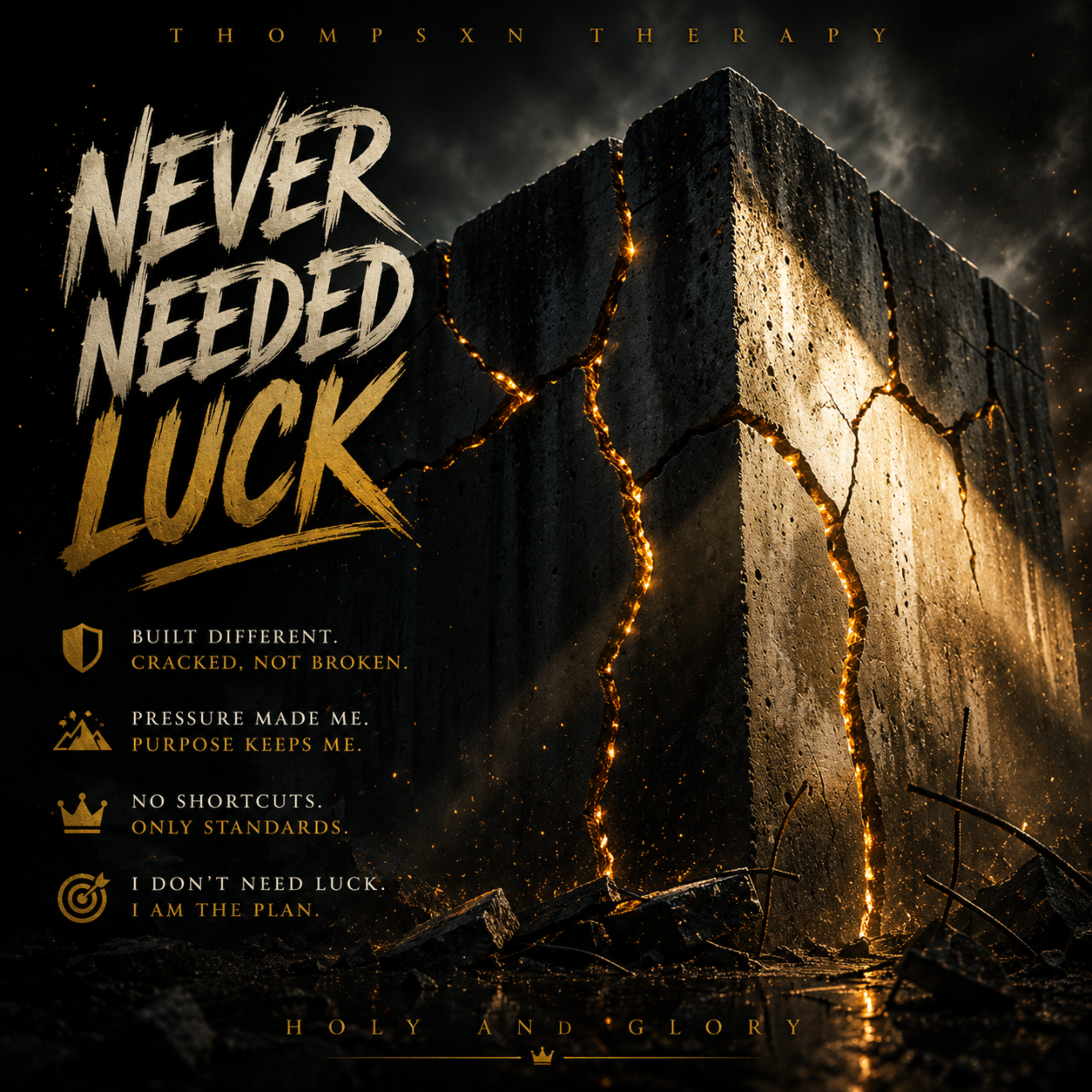 Never Needed Luck by Thompsxn Therapy cover art