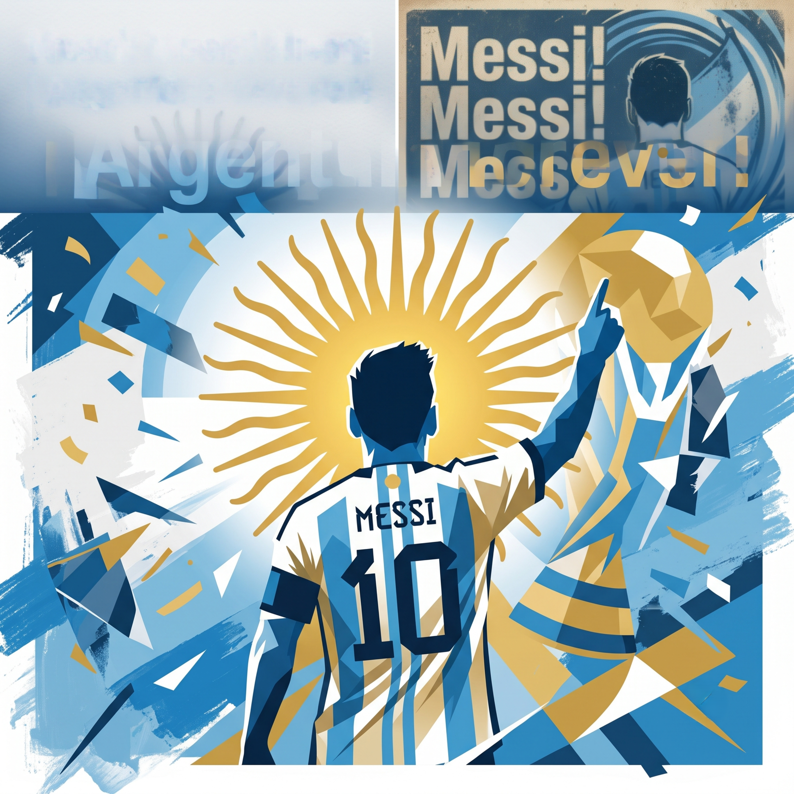 Messi! Messi! Messi _ Argentina forever! by Ananya Sharma cover art