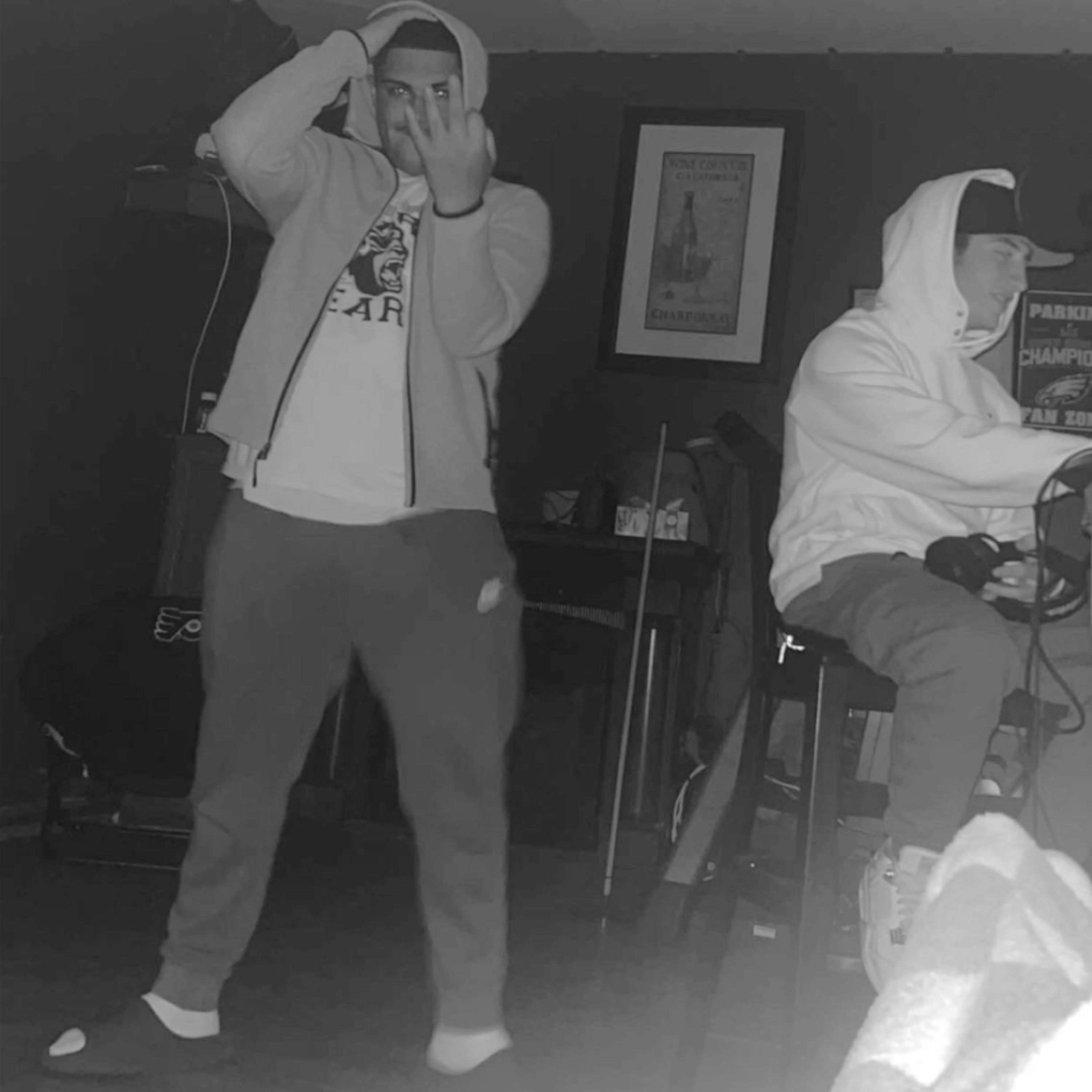 Not thinking about you artwork