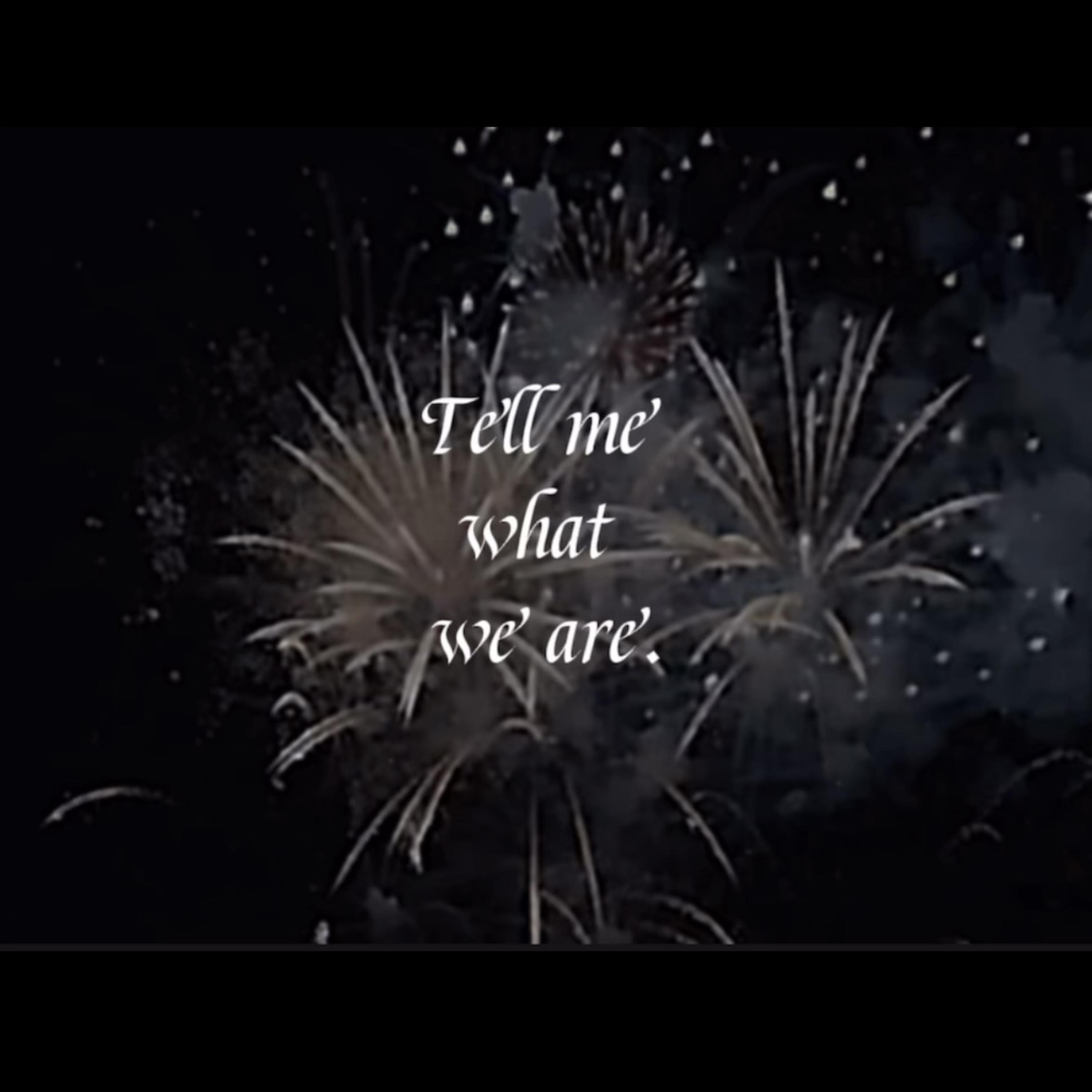 Tell Me What We Are artwork