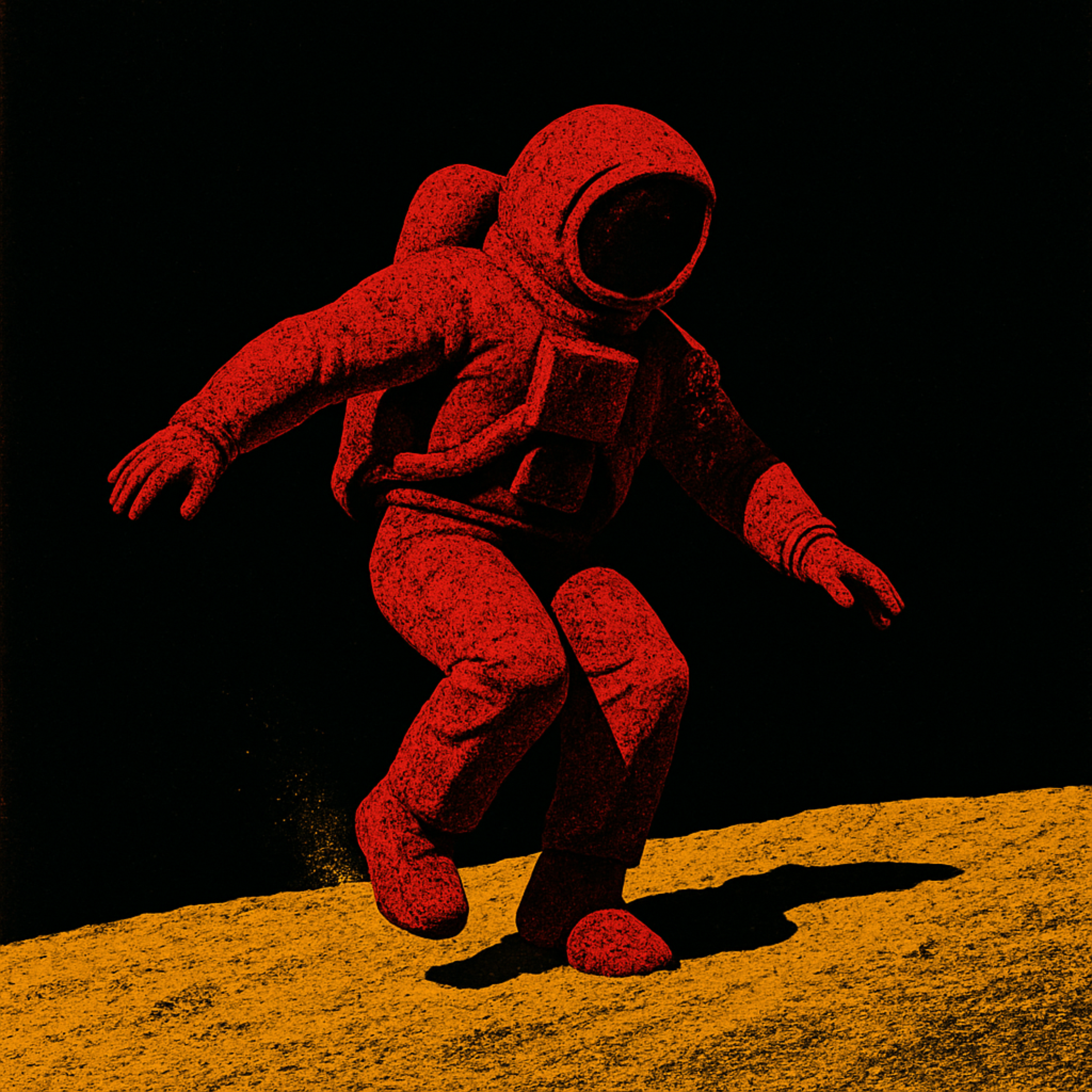 Concrete Moon Landing artwork