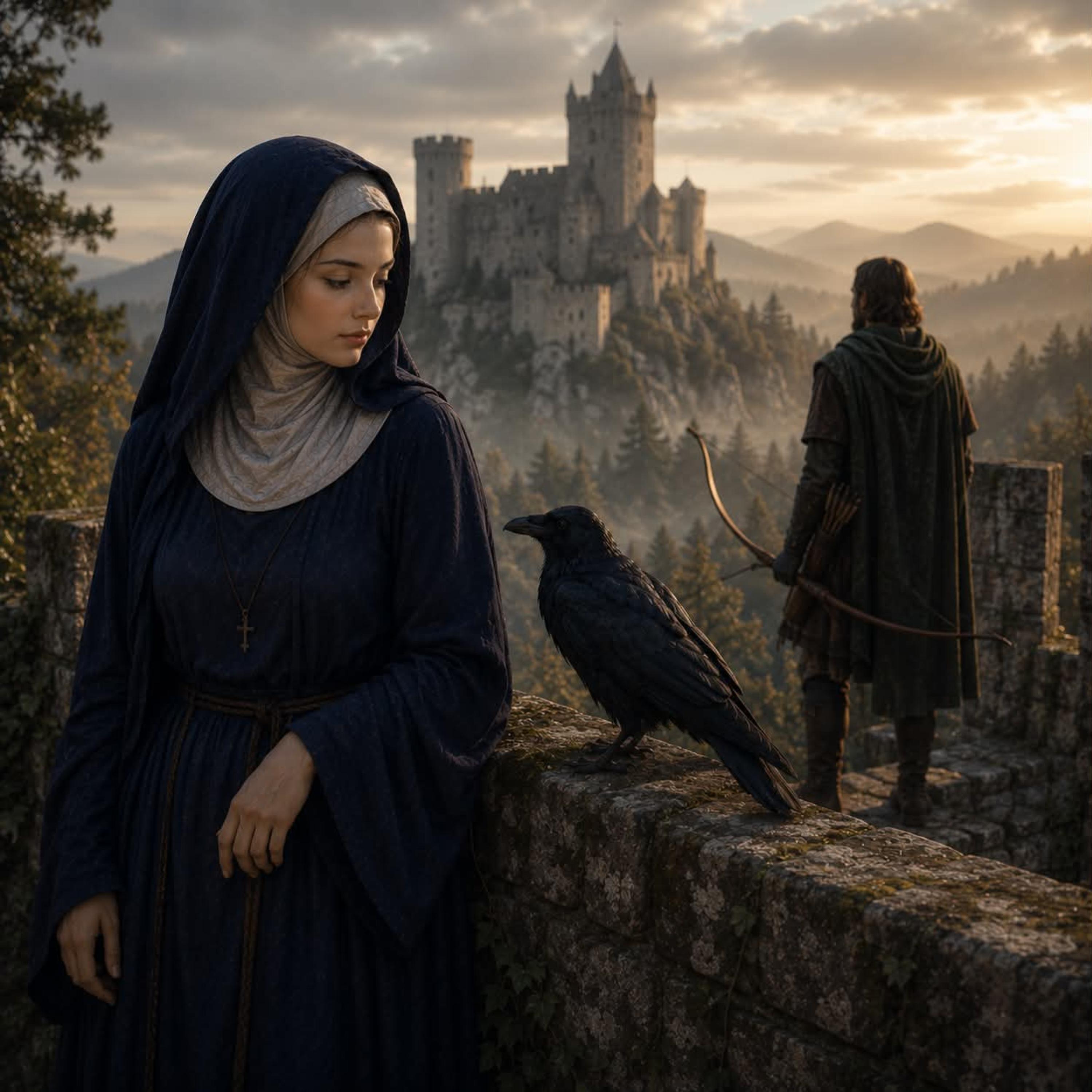 The Archer and the Raven by Elara Moonvale cover art
