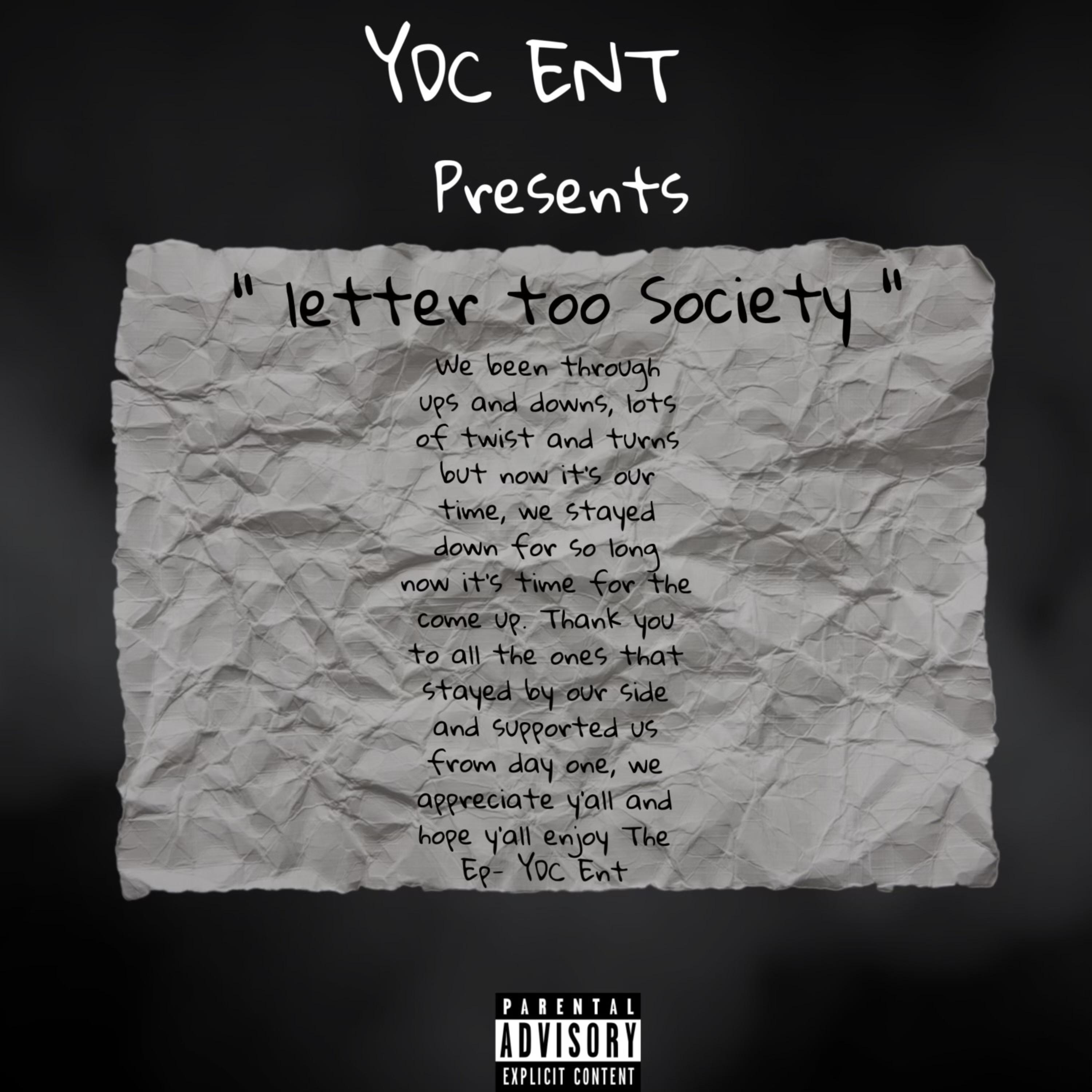 letter to society artwork