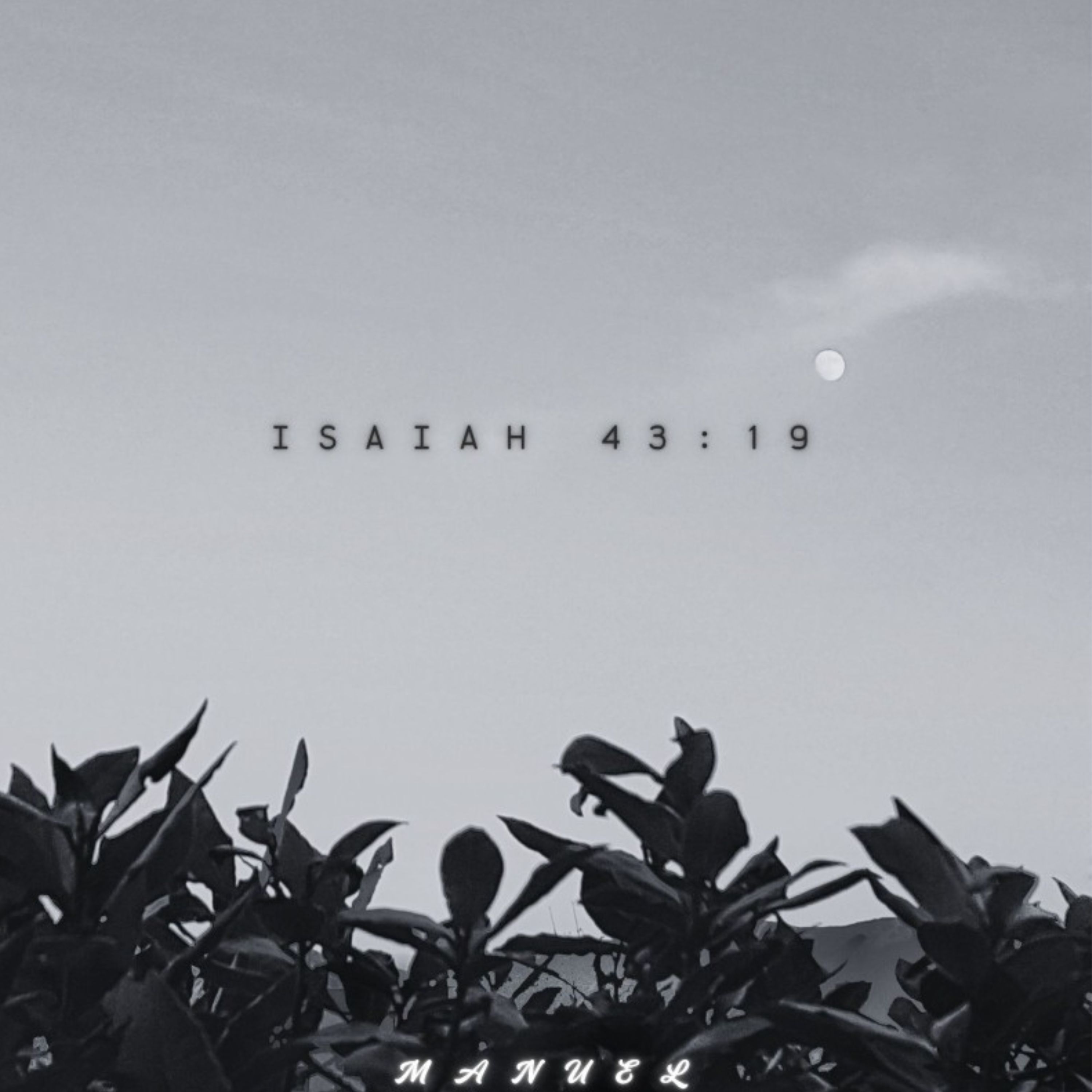 Isaiah 43-19 by Manuel cover art