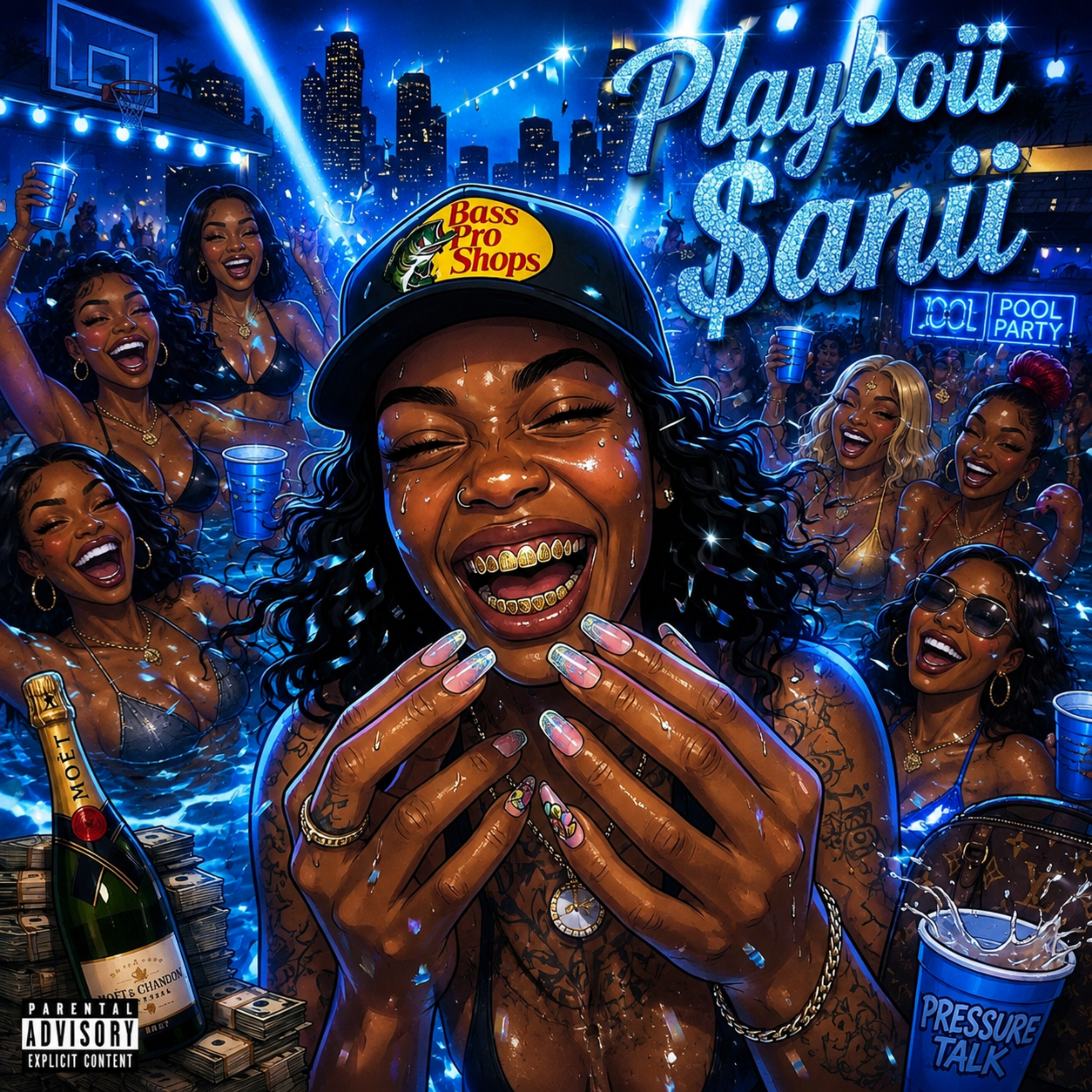 Pressure Talk by Playboii $anii cover art