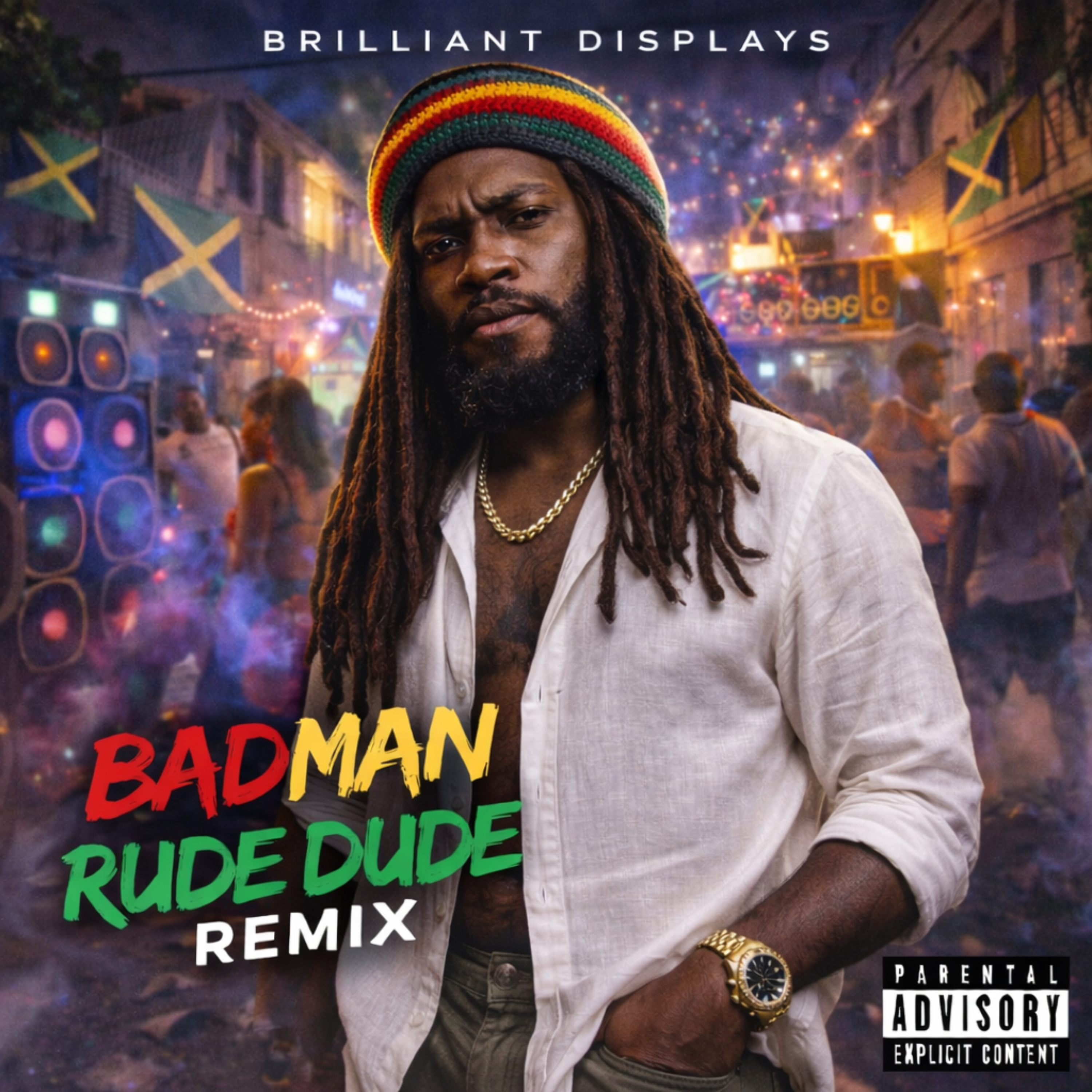 Badman rude dude (remix) artwork