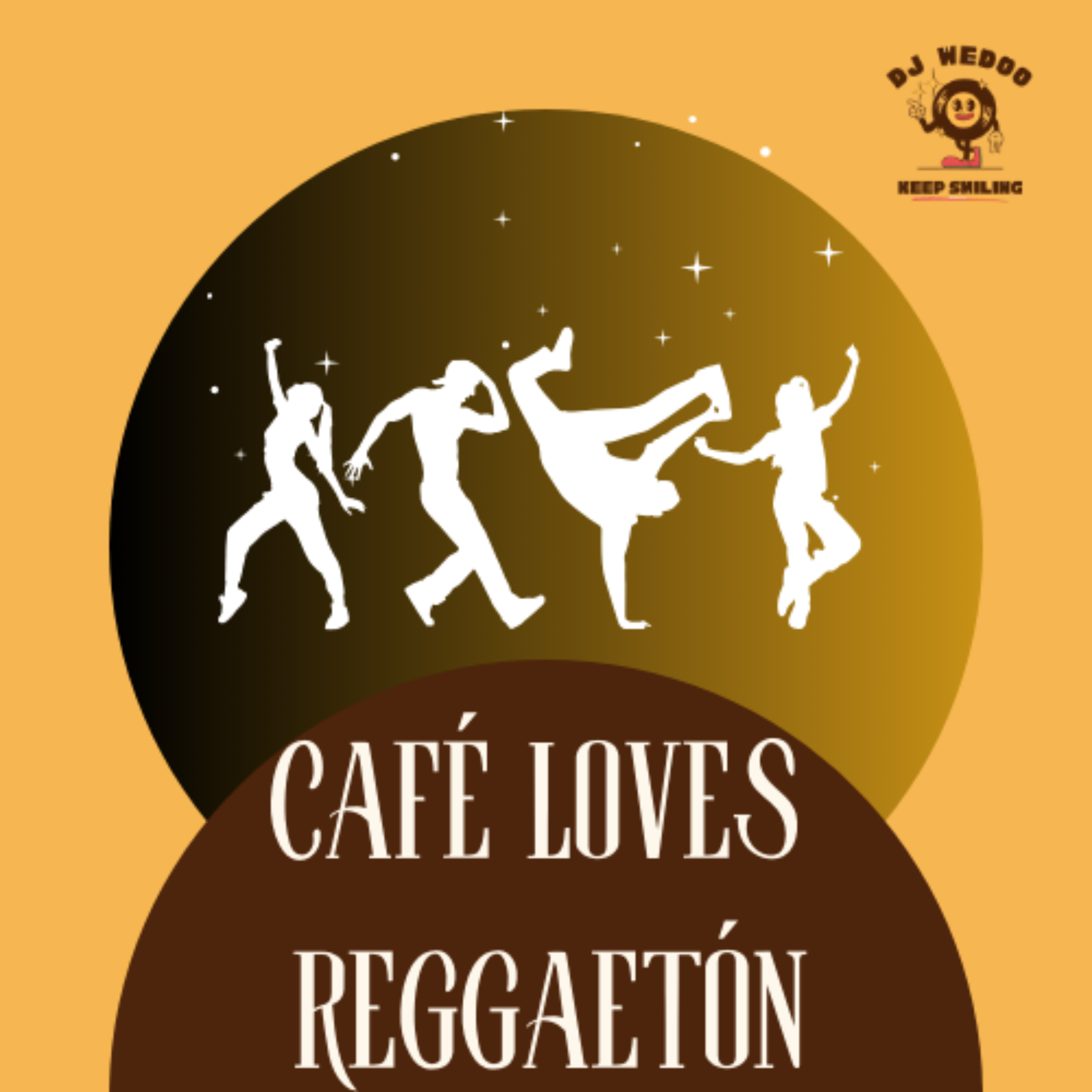 Café loves reggaetón artwork